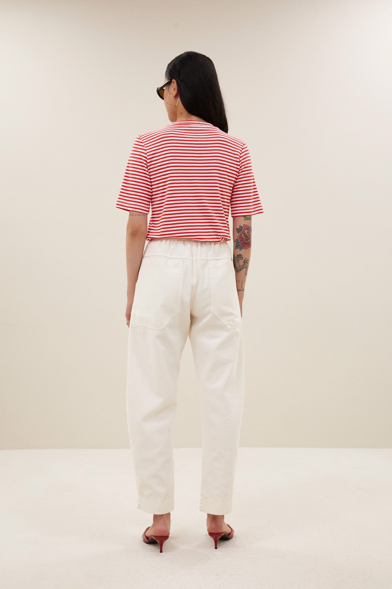 basic ss stripe shirt | lollipop stripe