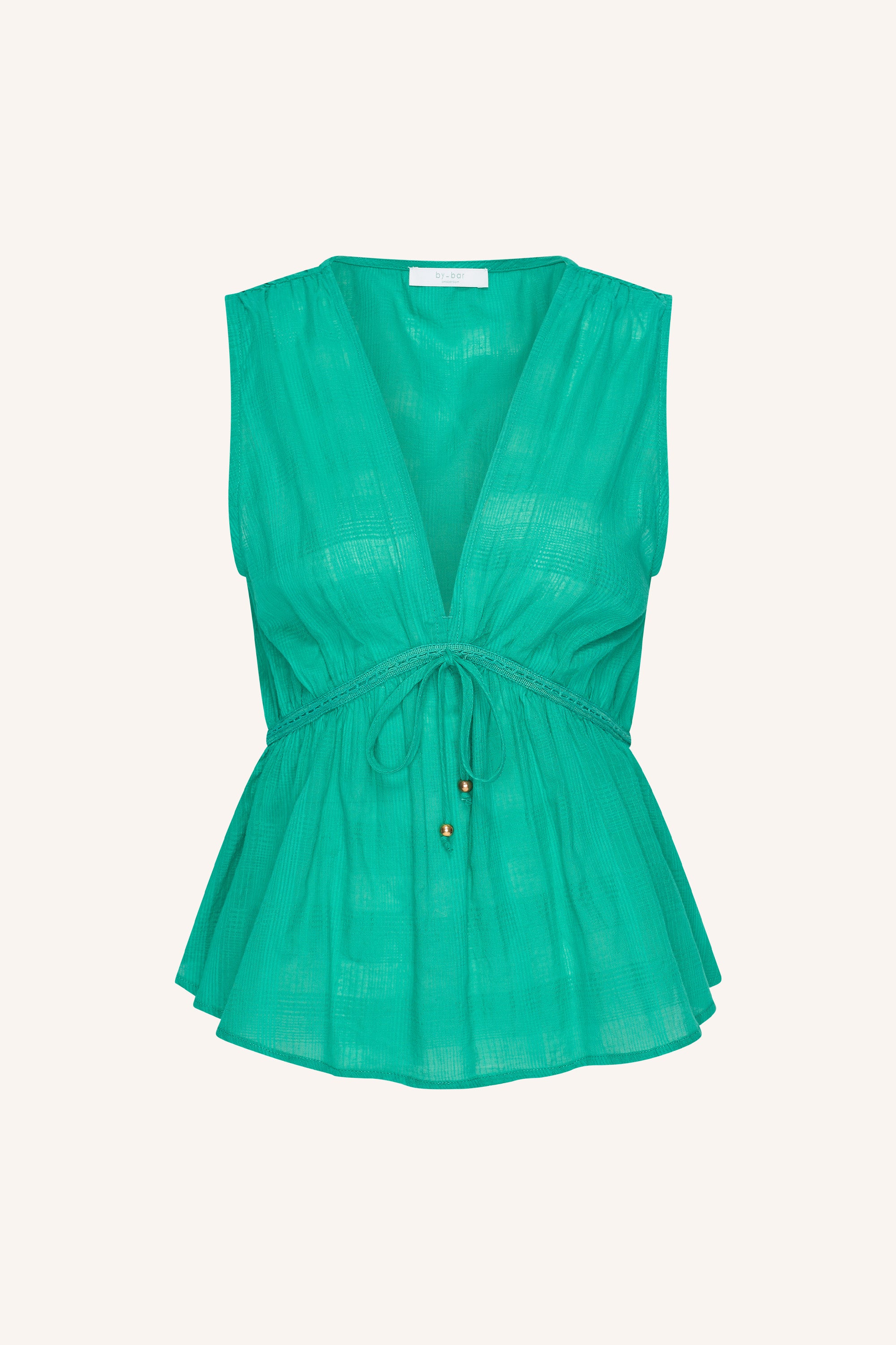 meryl dobby top | lucky green