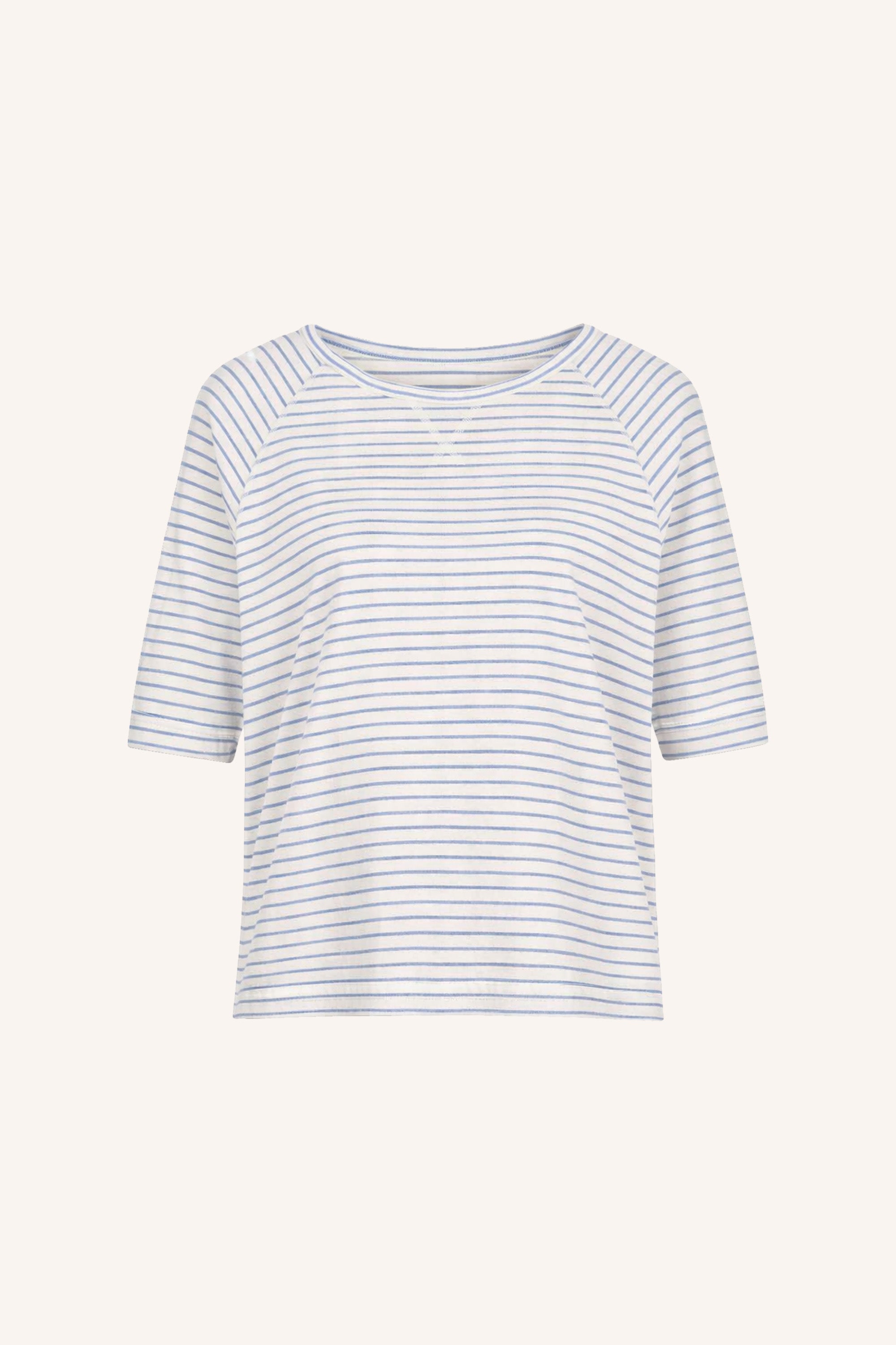 neva small stripe top | kingsblue small stripe
