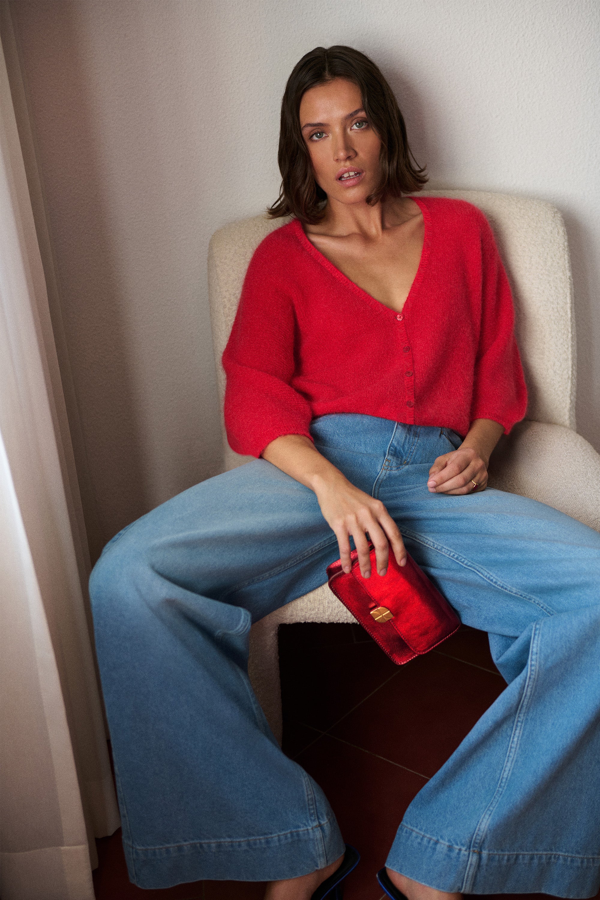 indra cardigan | lollipop