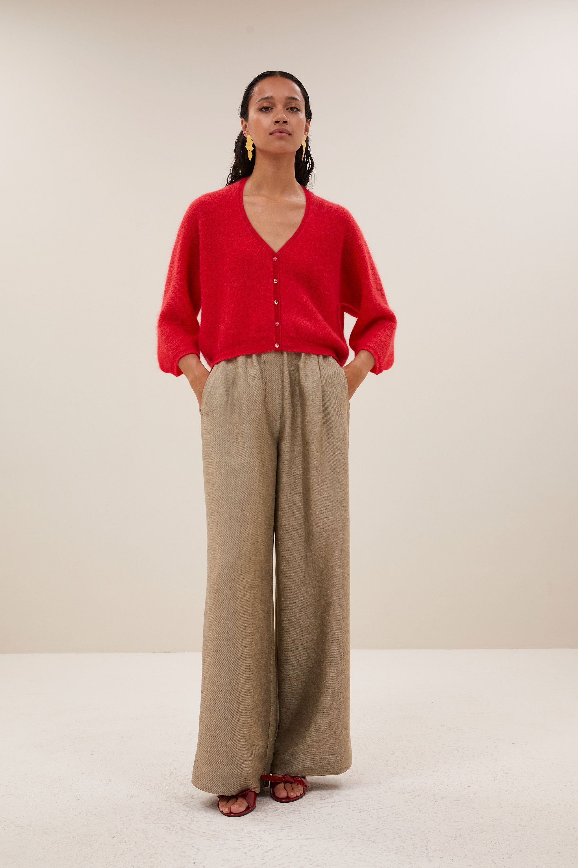 indra cardigan | lollipop