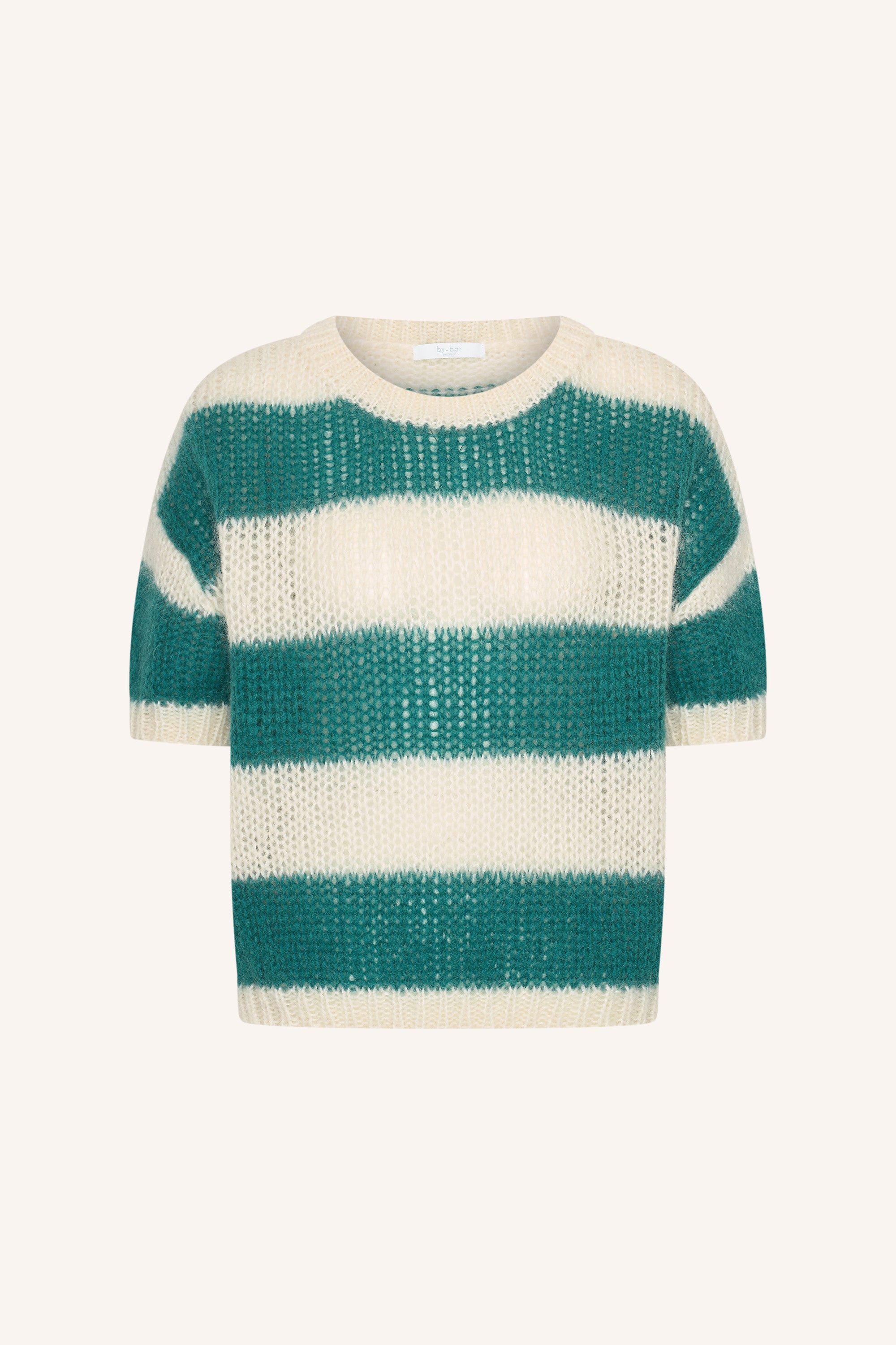 nino astro stripe pullover | teal stripe