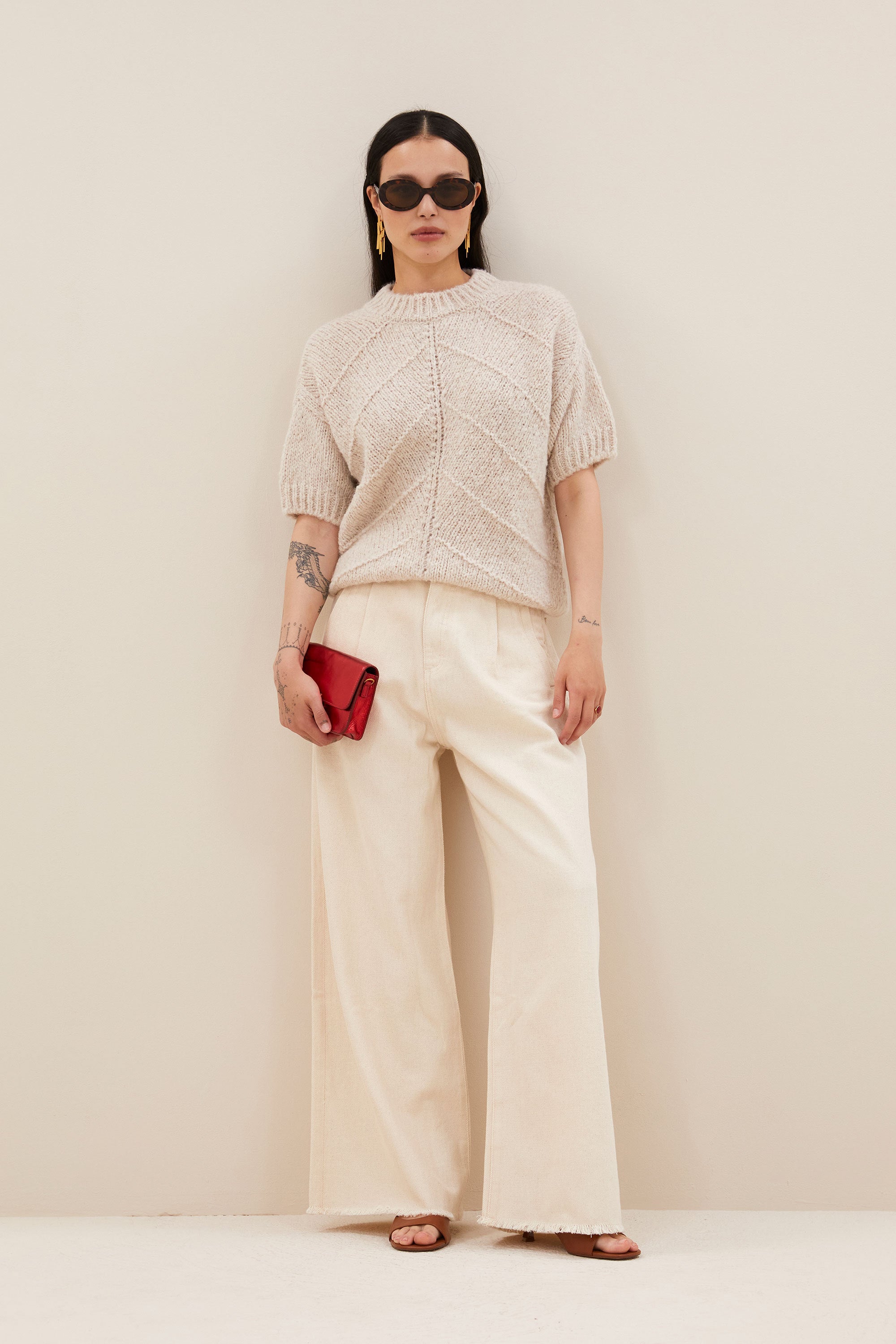 vic pullover | chalk