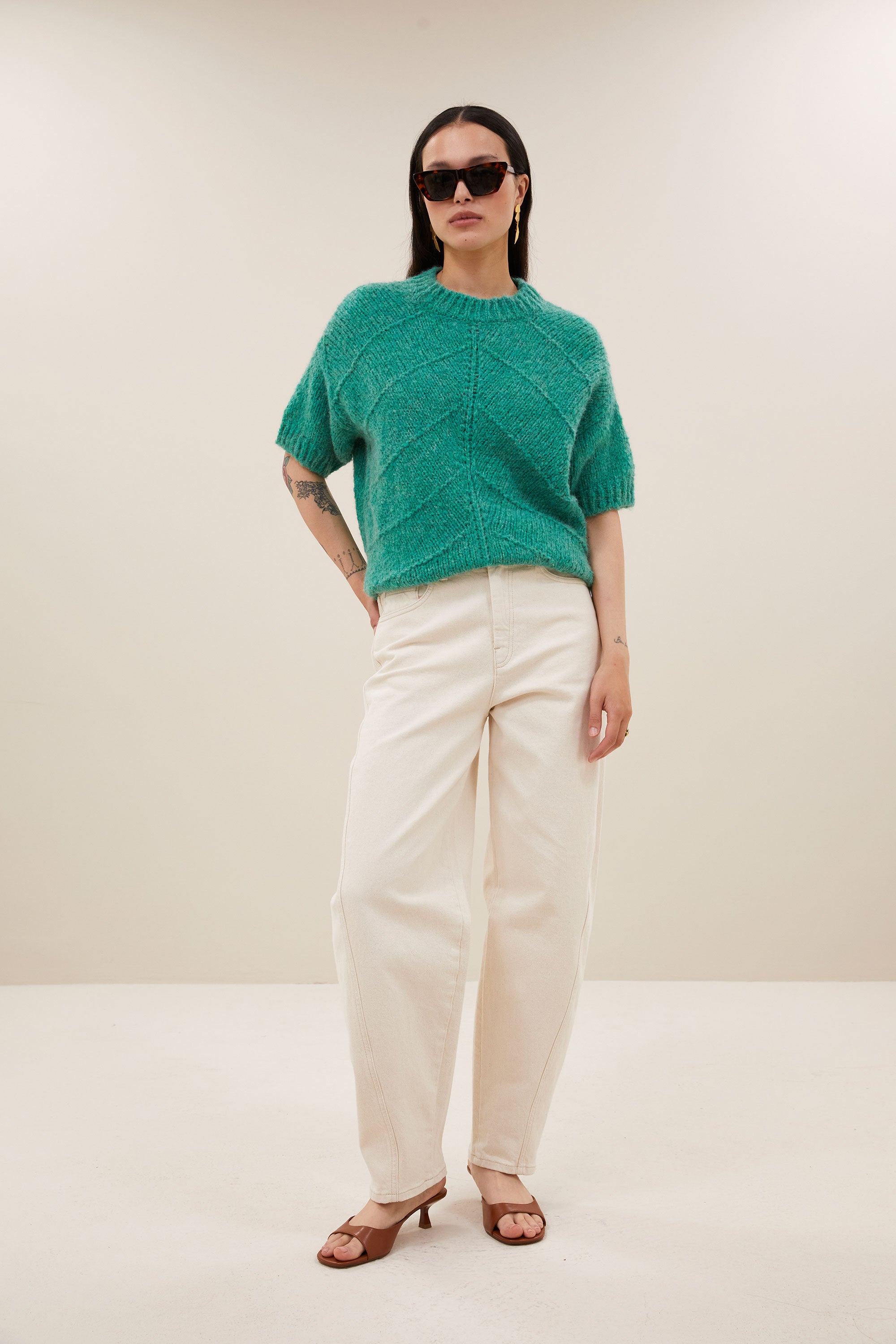 vic pullover | lucky green