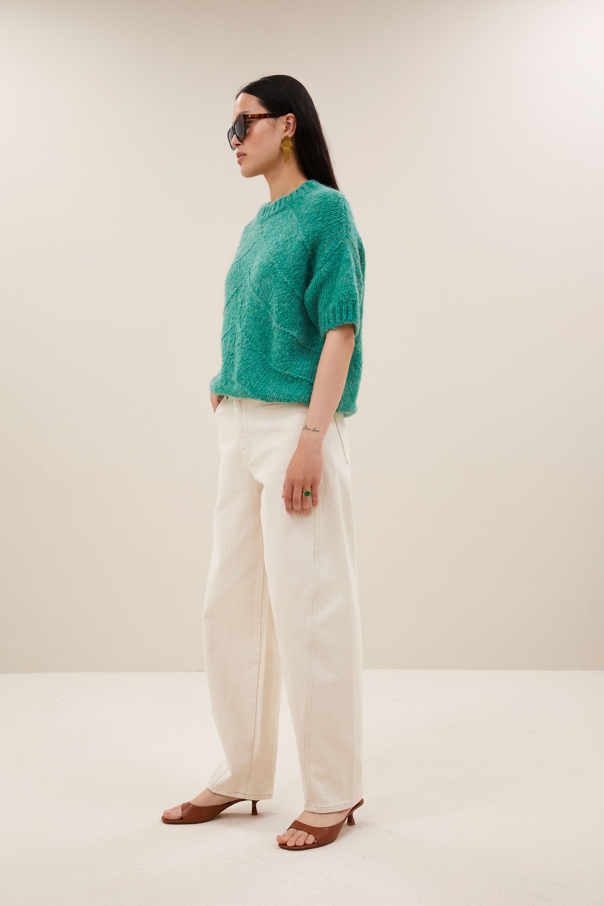 vic pullover | lucky green