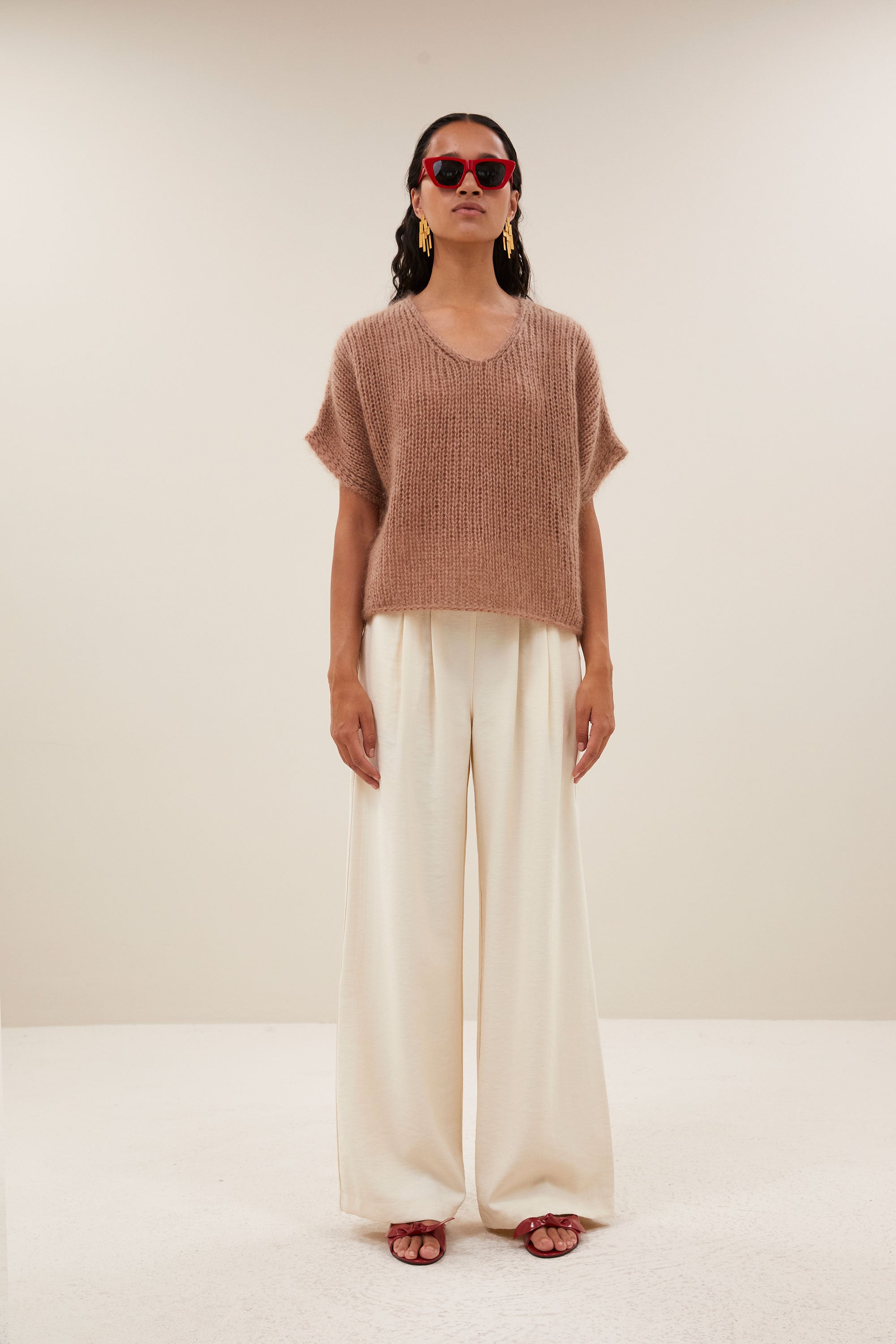 ivy pullover | cappuccino