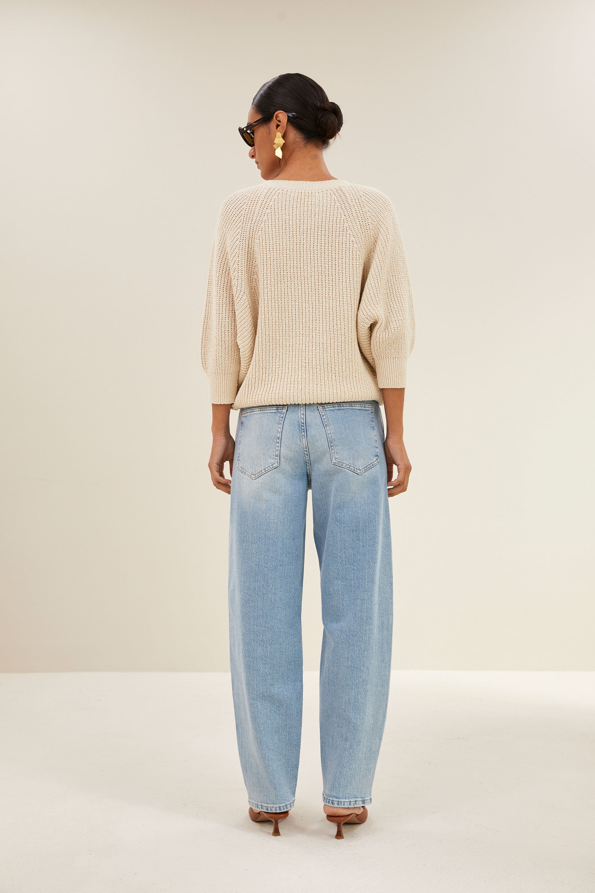 lune fifa pullover | almond