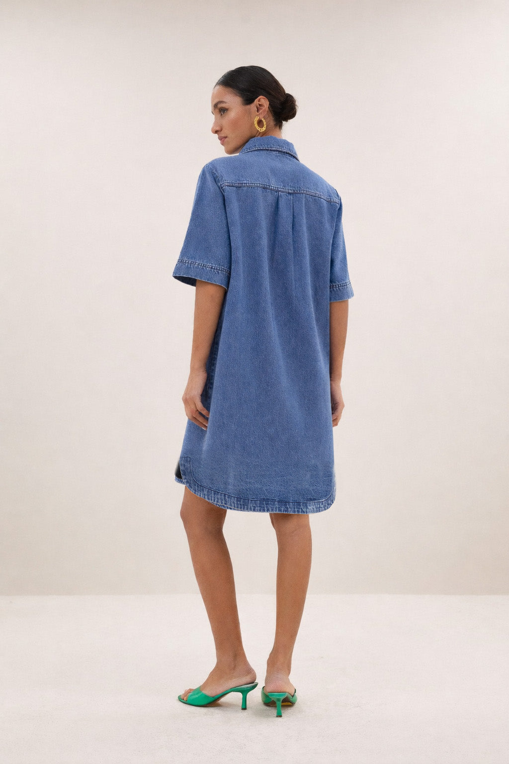 lexia denim dress | medium denim