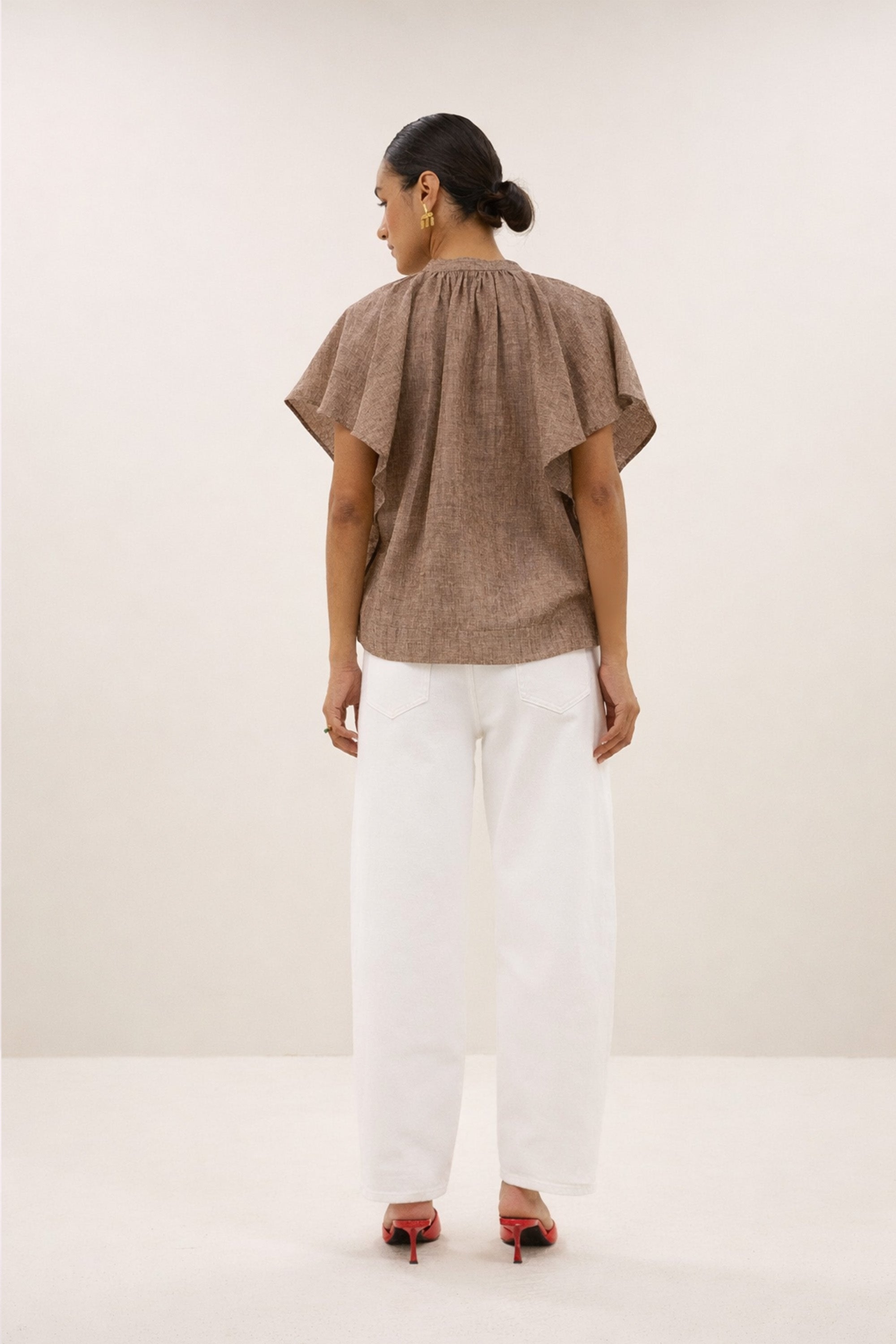 begum white jeans | white