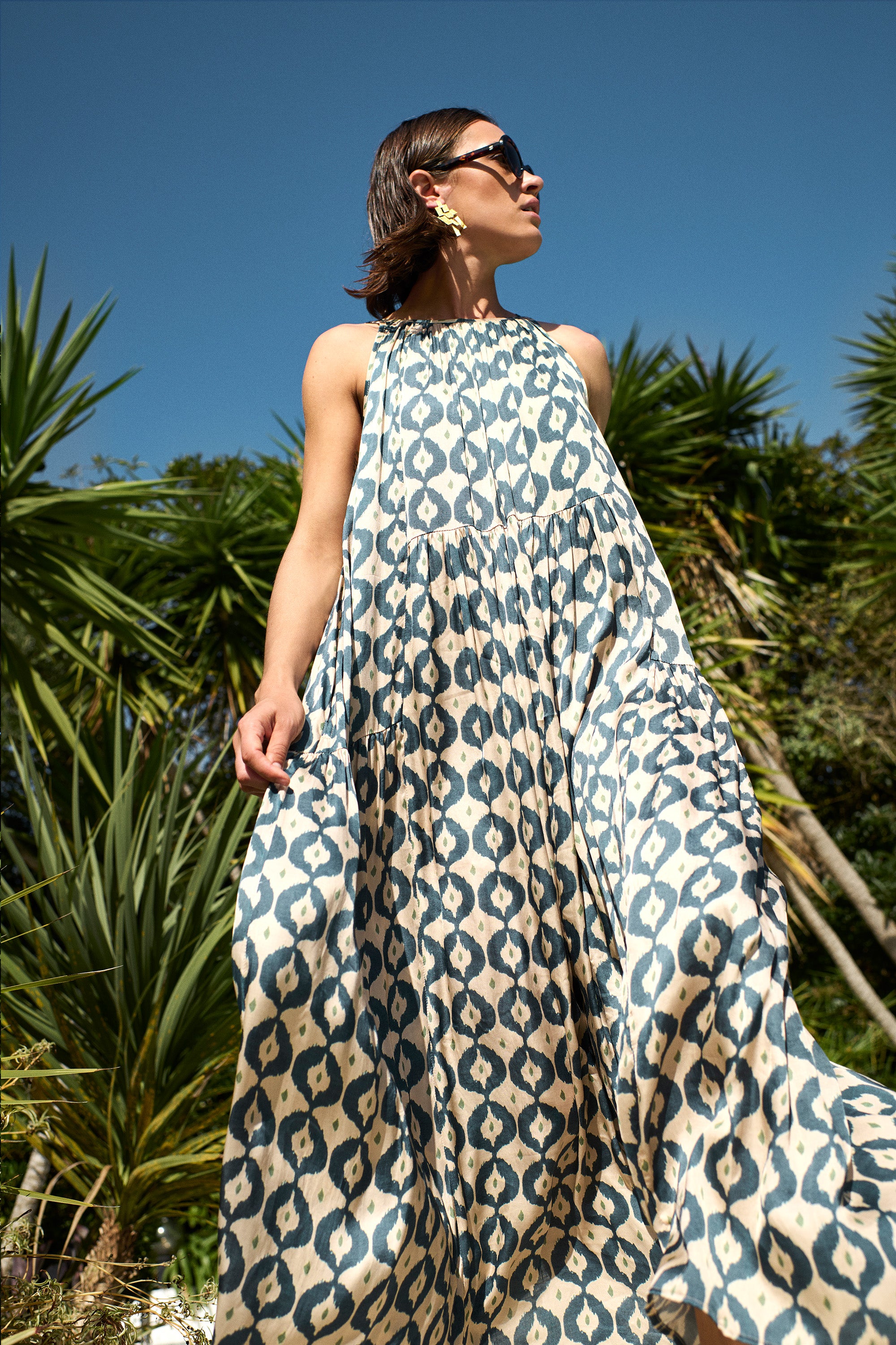 peggy goa dress-goa print