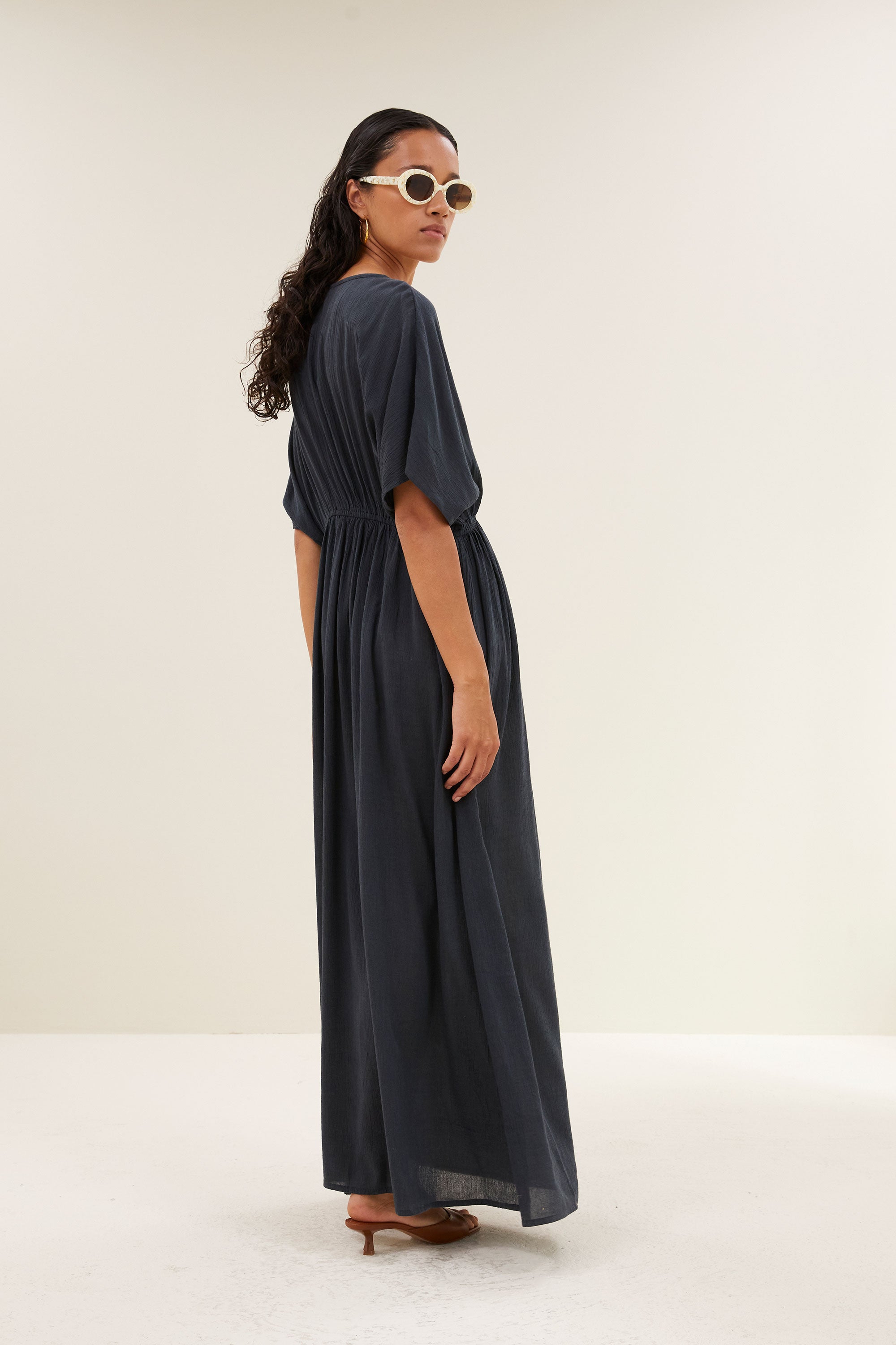 long dress | charcoal