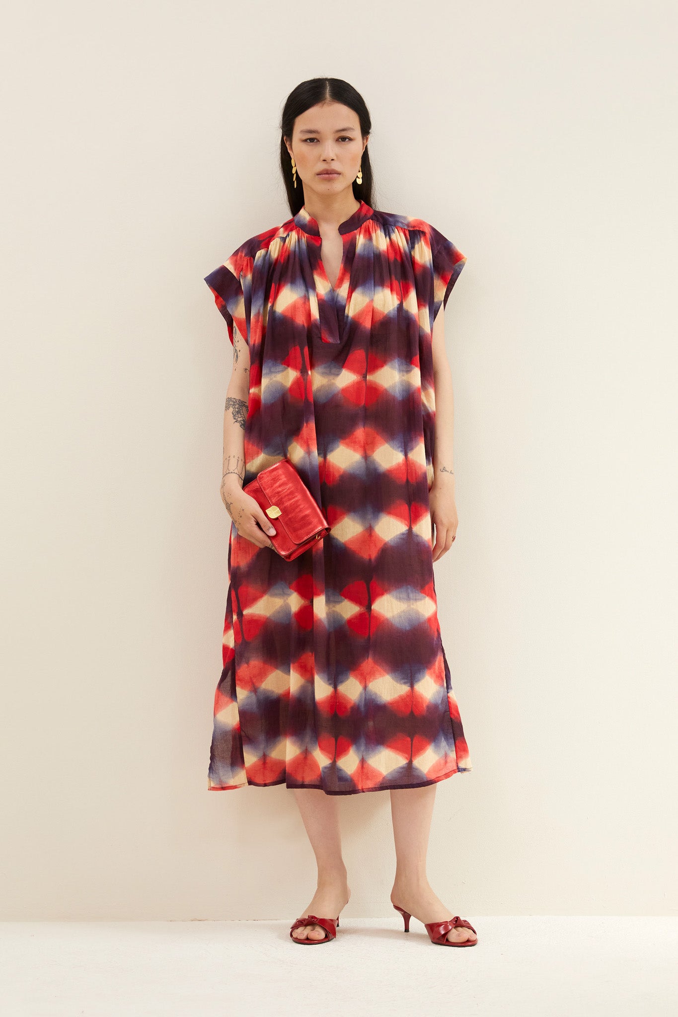 bodin parade dress | parade print