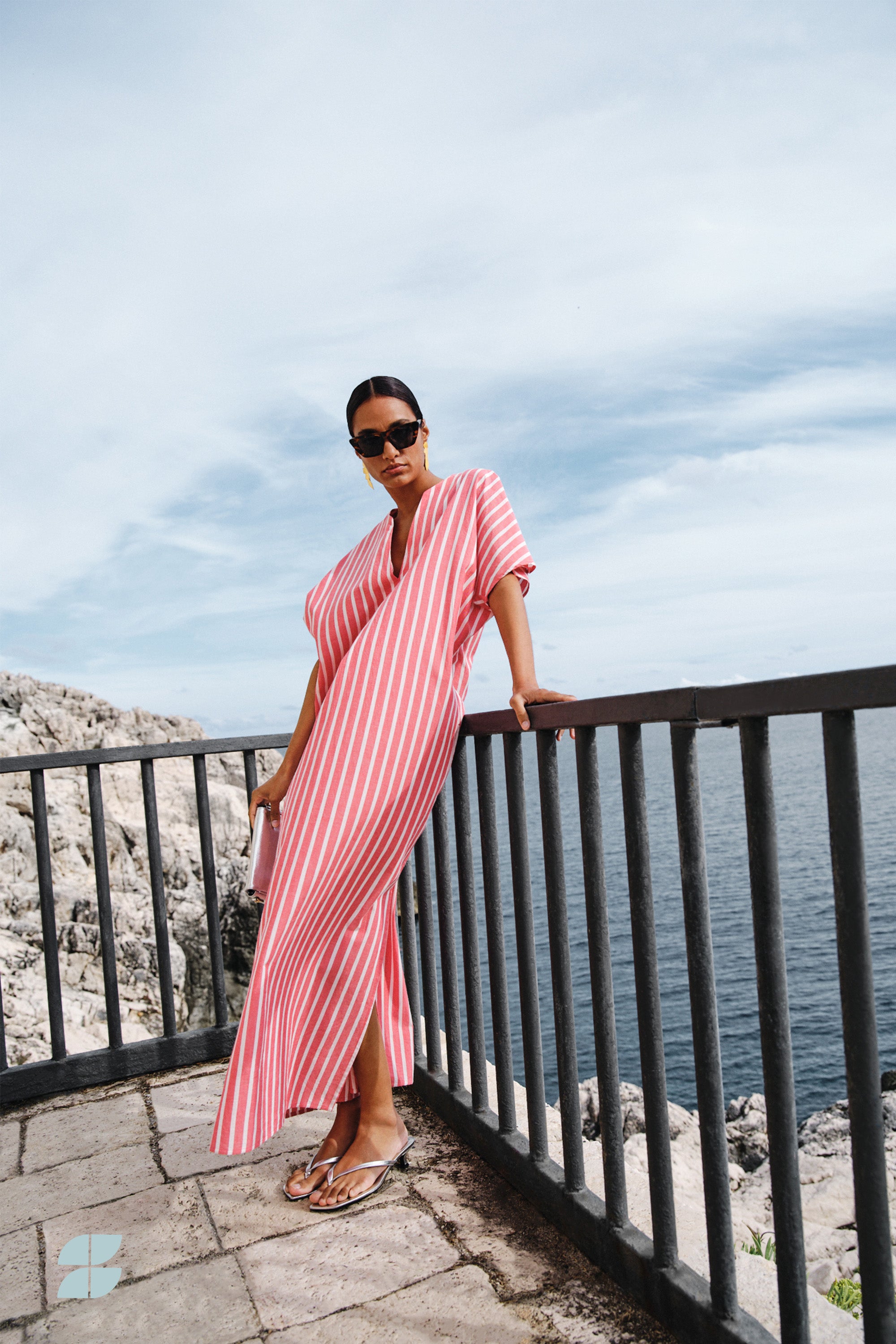 bali striped maxi dress Cool Cotton Dresses for Hot Summer Days  Our favourite @kalradd wearing  the Bengal Stripe Tiger dress so effortlessly, while on vacation in Bali   [pranay baidya, indian cotton, made in india,