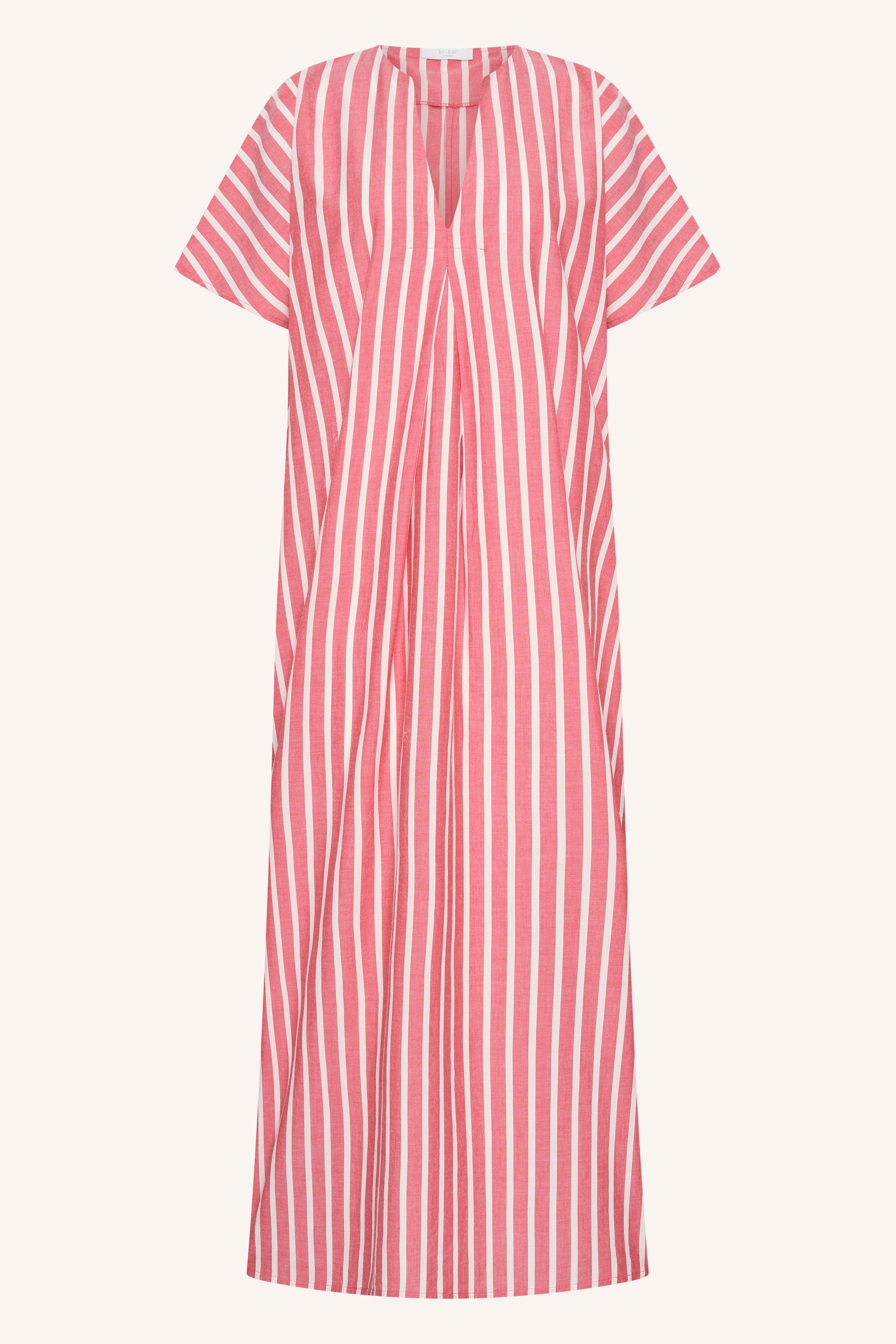 bali stripe dress | red stripe