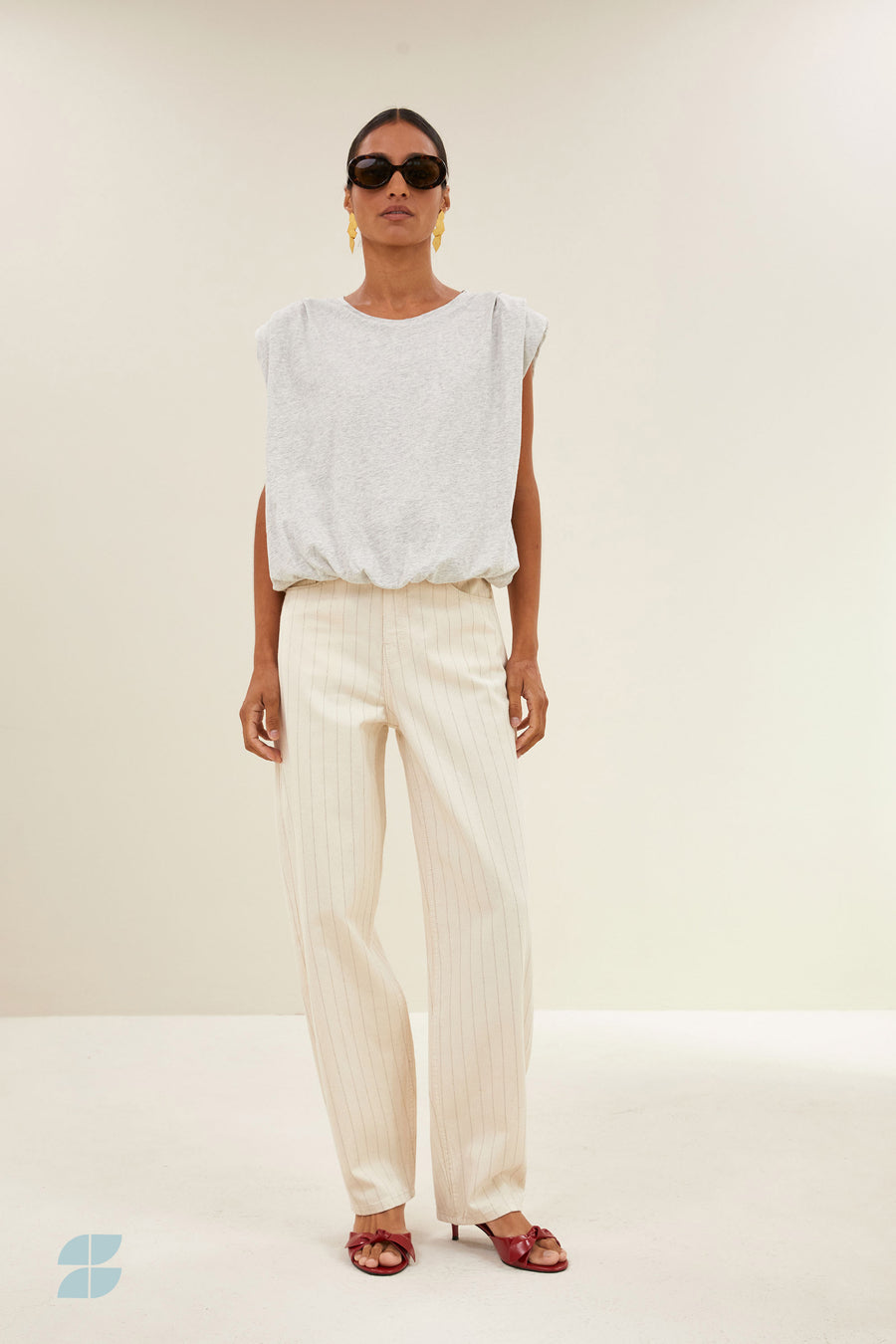 pants-lew-silver-stripe-pants-silver-stripe-by-bar-Sfeerbeeld