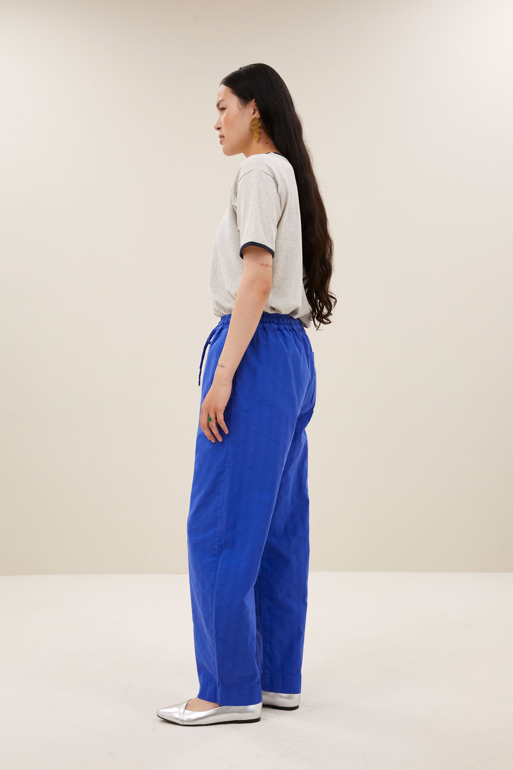 jack balloon pants | azul blue