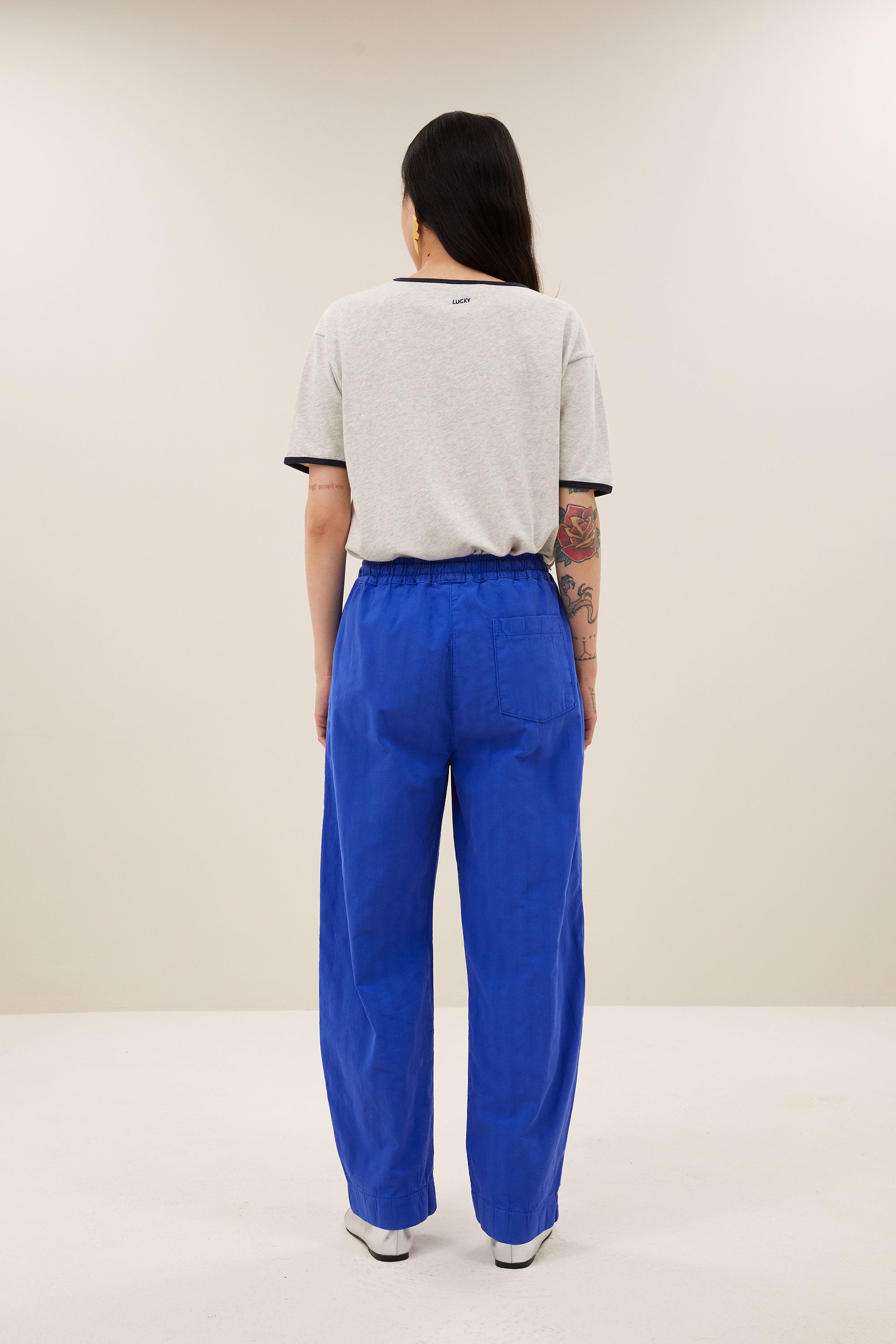 jack balloon pants | azul blue