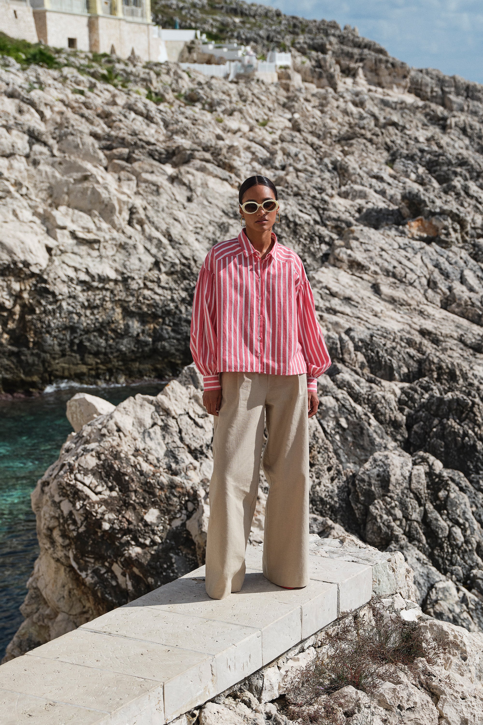 benji canvas pants | dark sand