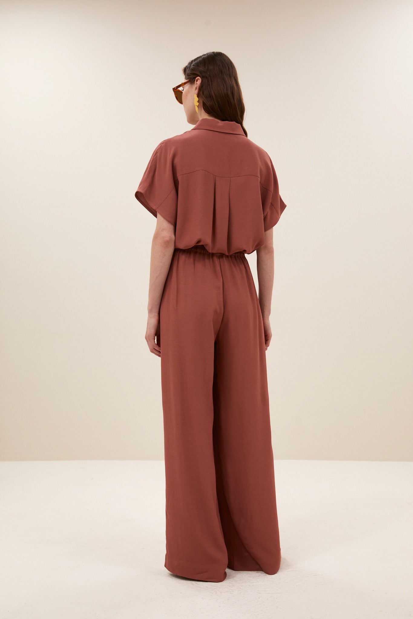 benji viscose pants | rustic sienna