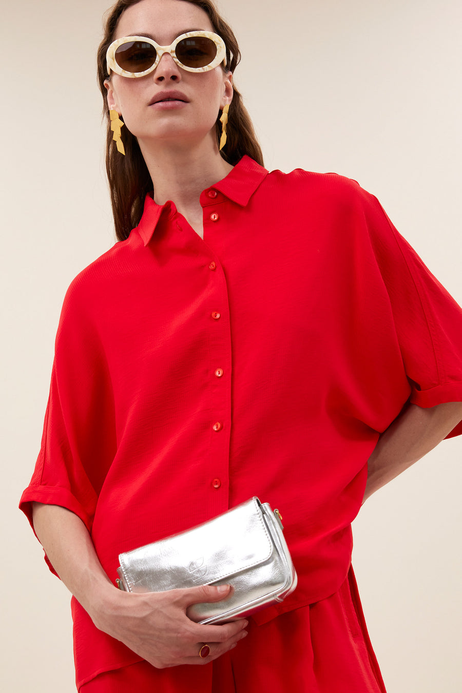 gilet-sunny-satin-stripe-blouse-lollipop-by-bar-Sfeerbeeld