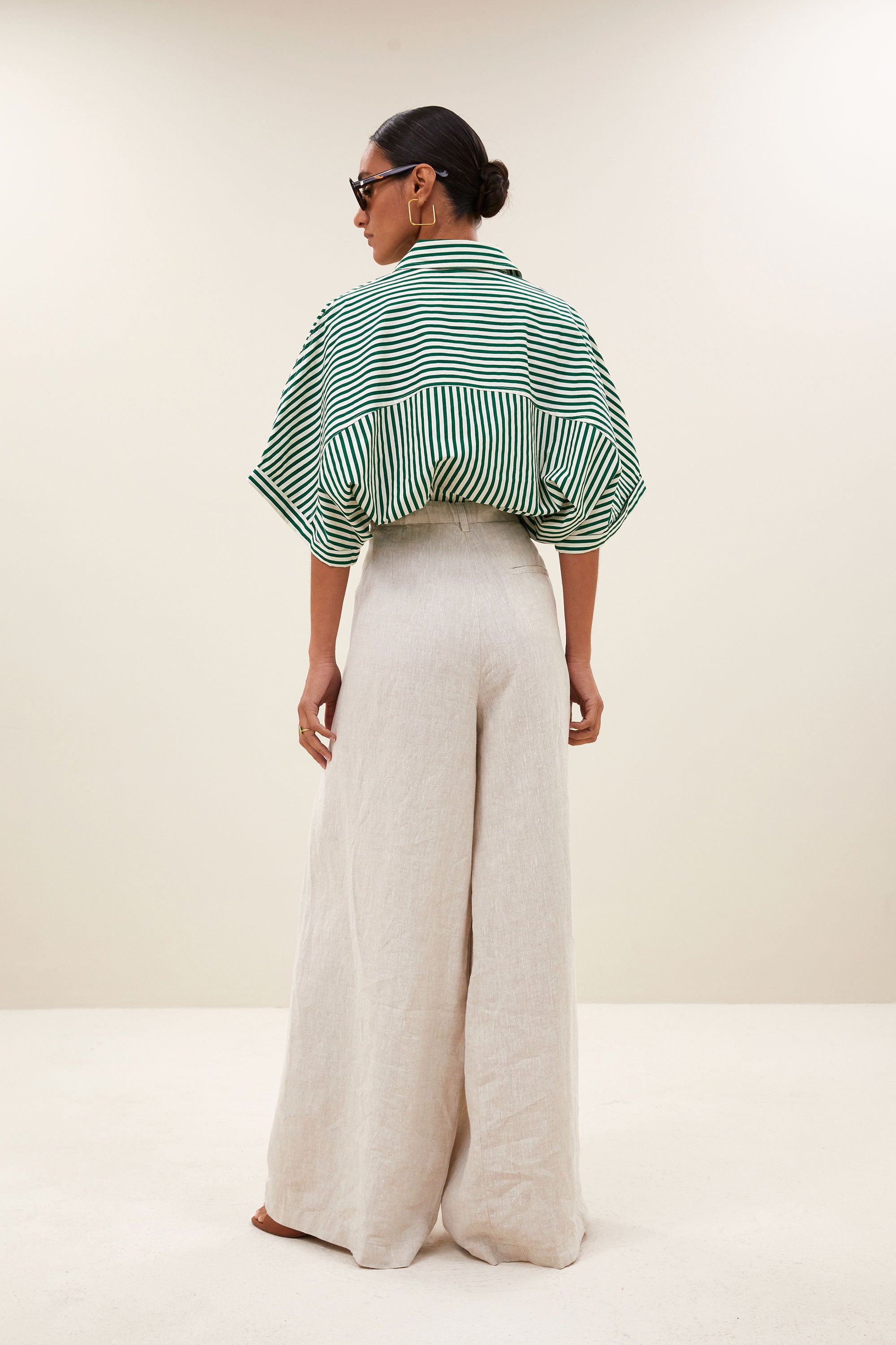 sef linen pants | chalk