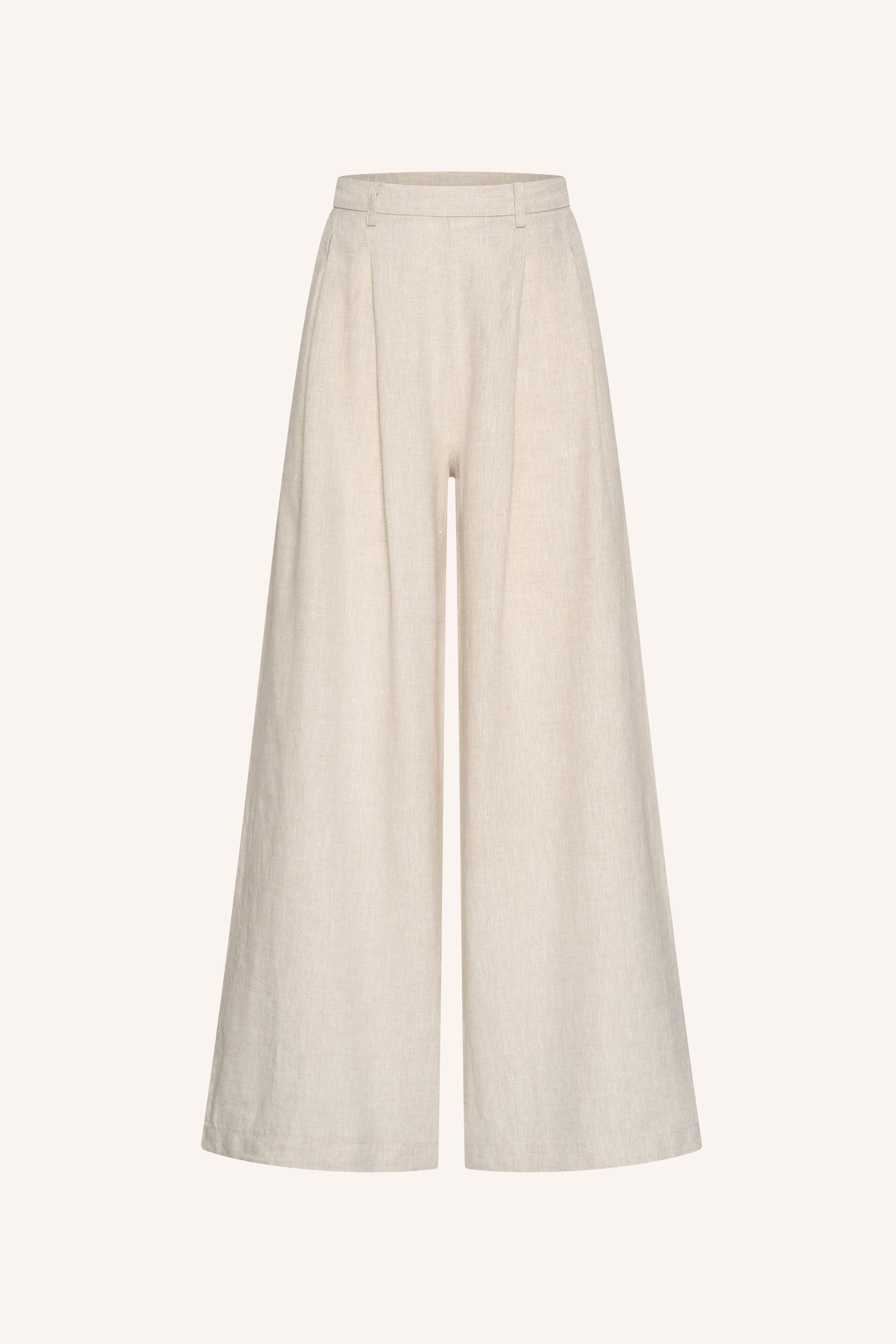 sef linen pants | chalk