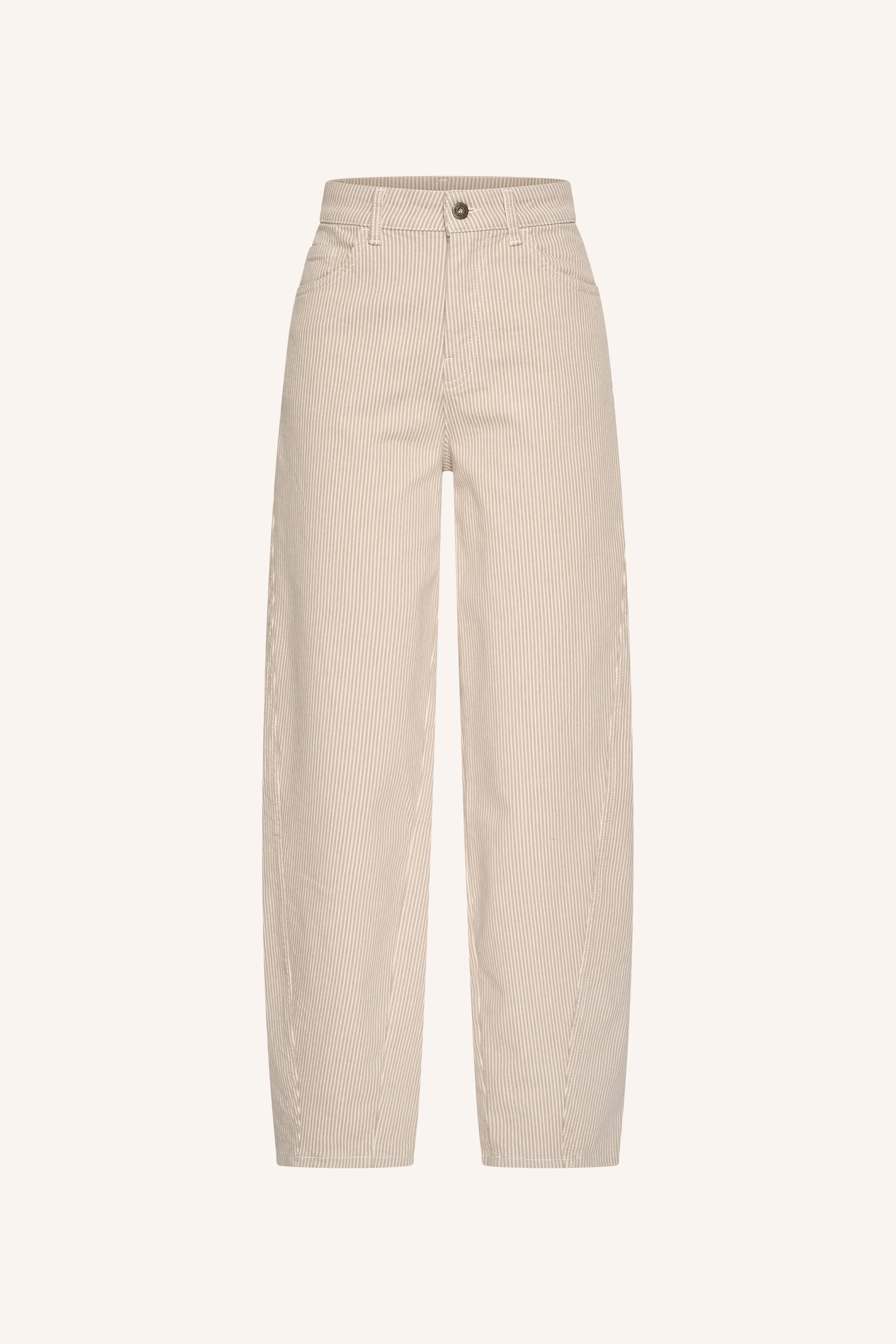 begum stripe pants | sand stripe