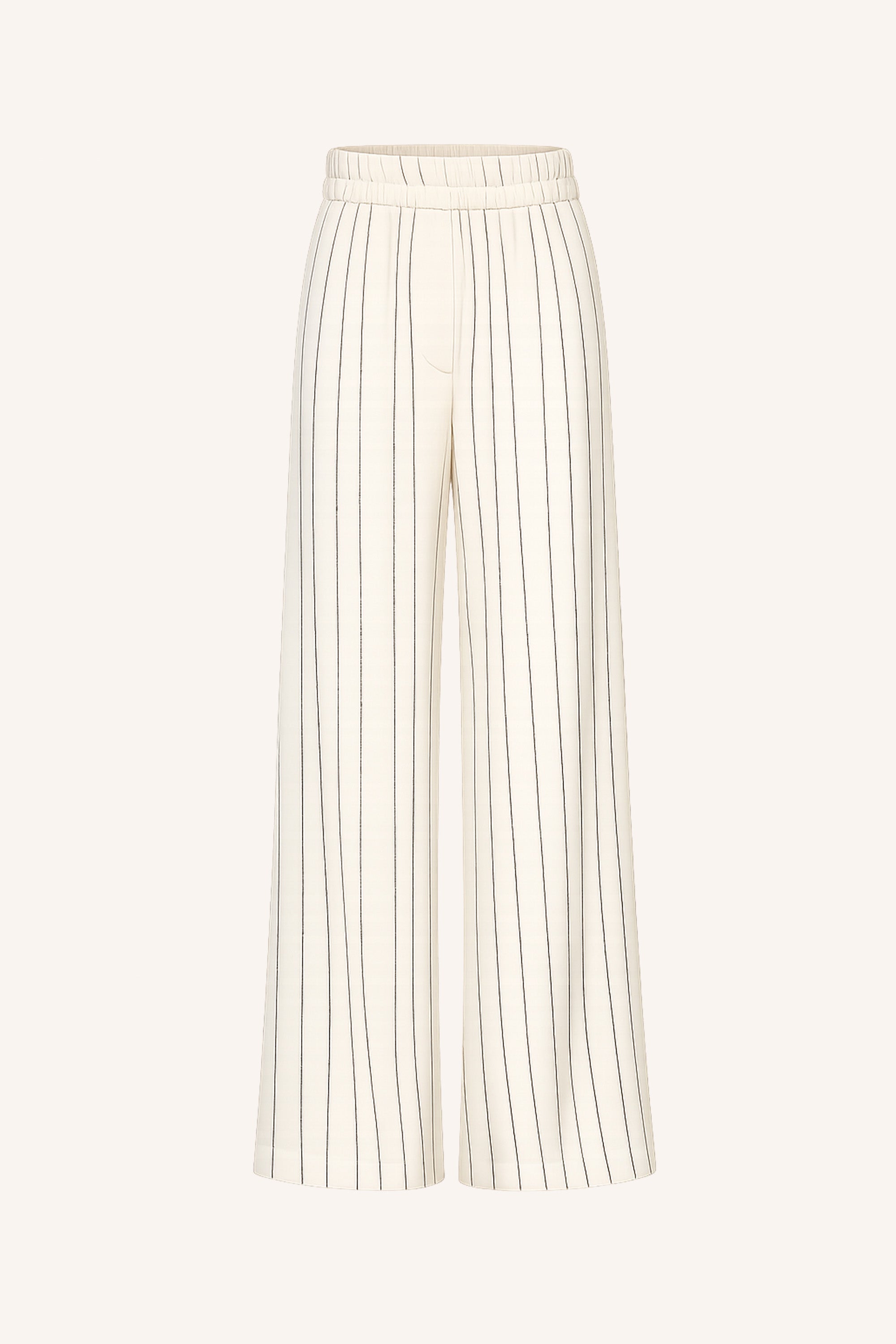 benji pinstripe pants | black thin stripe