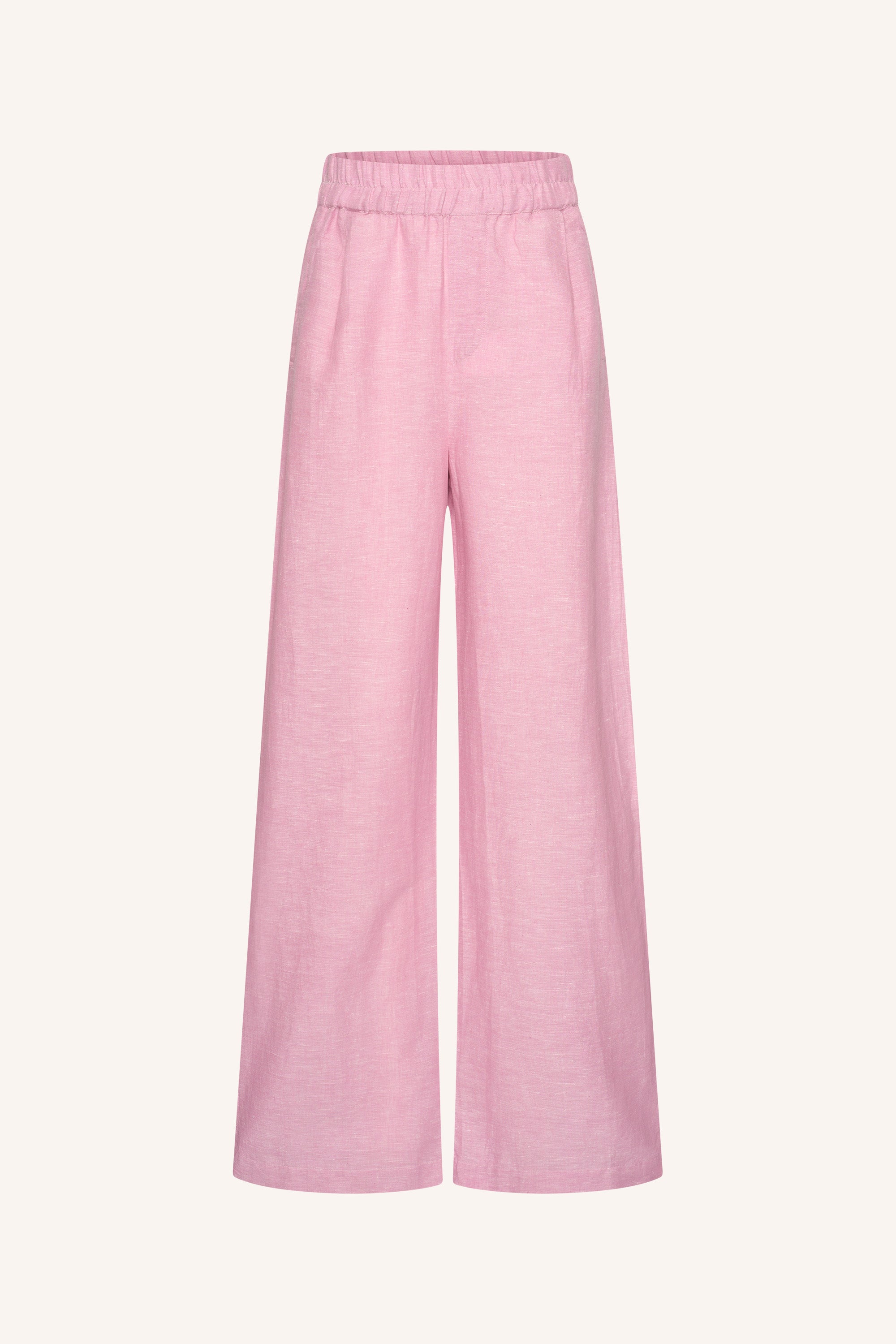 benji linen pants | dusty pink