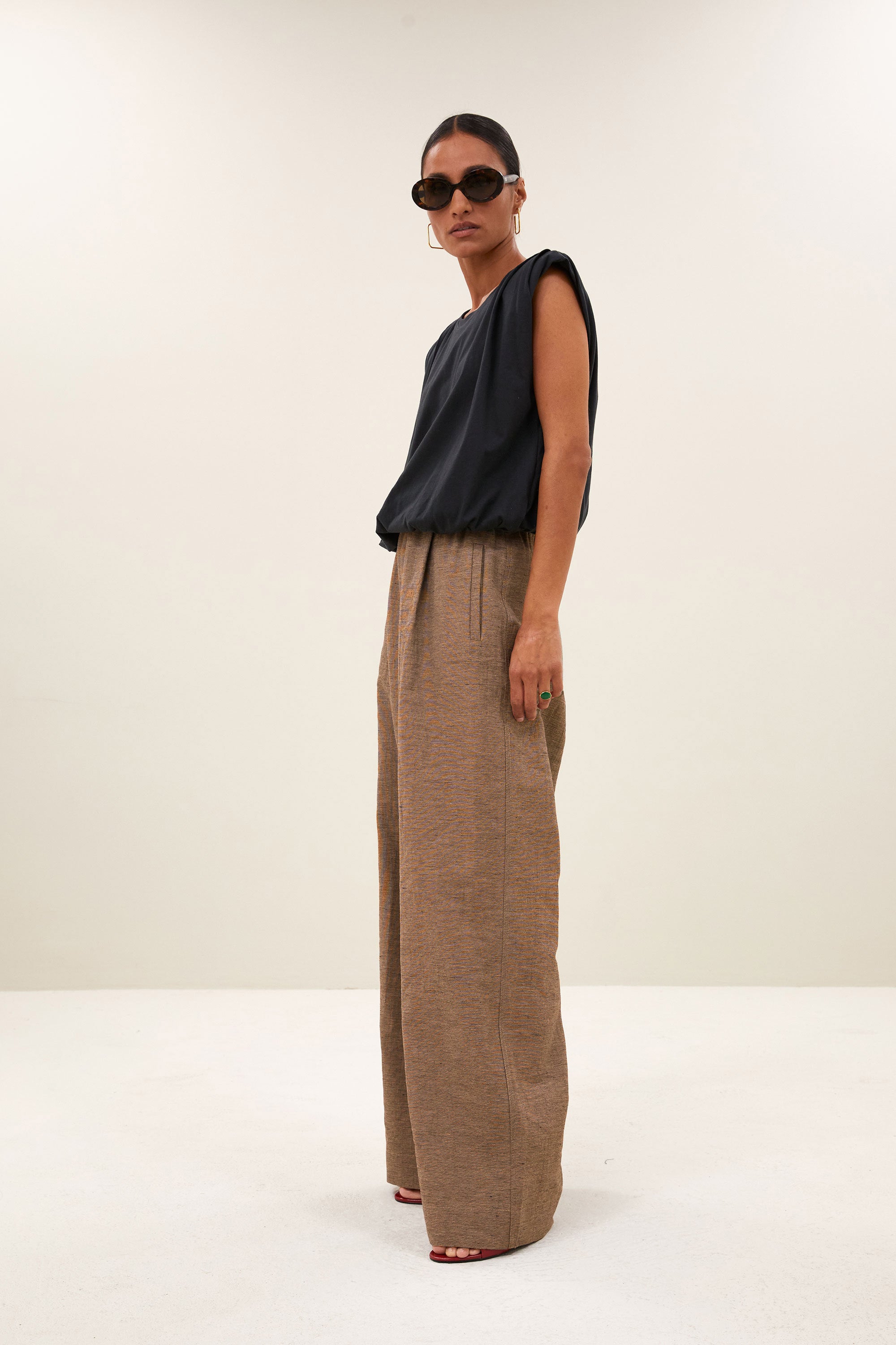 benji girone pants | iced coffee