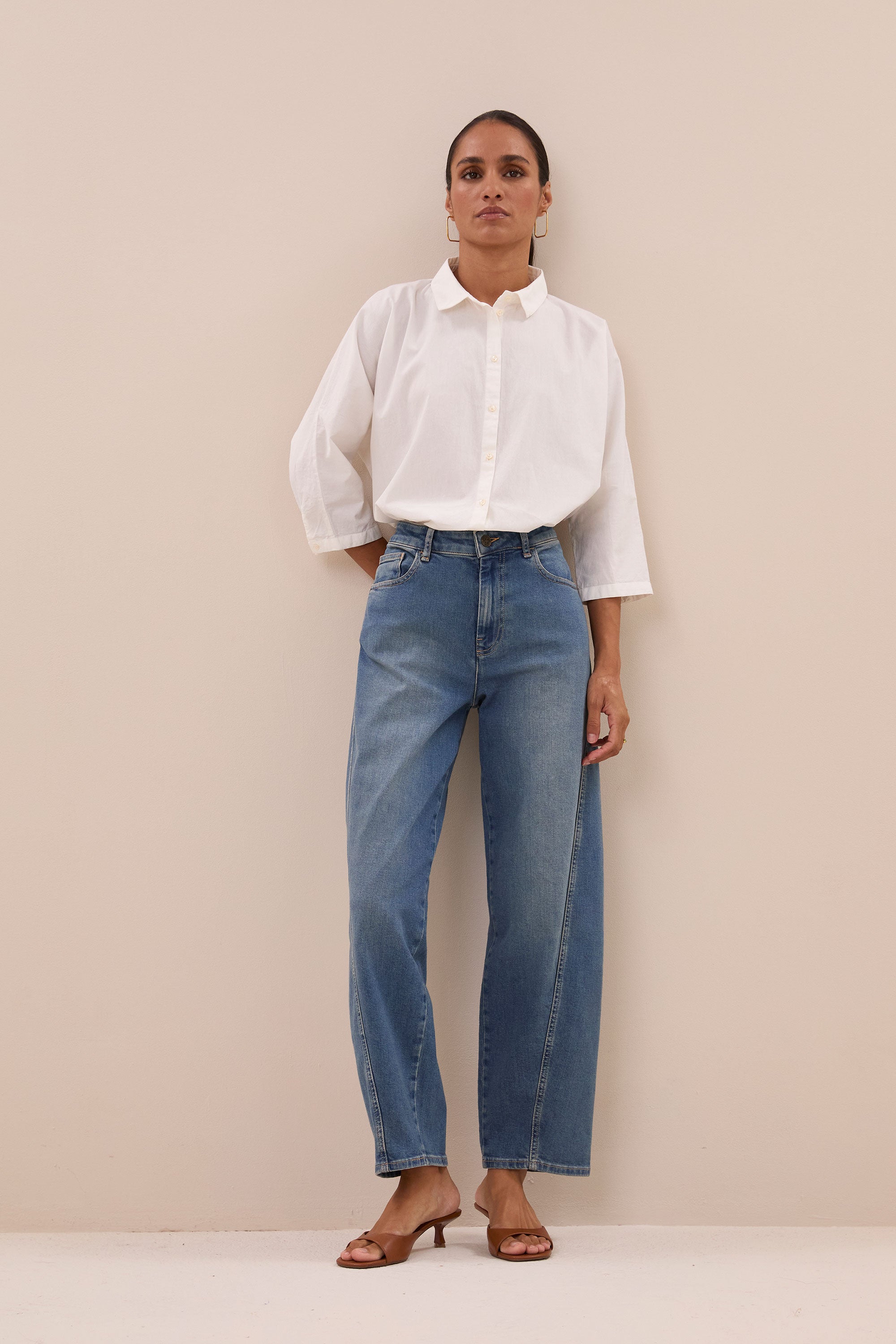 begum mid jeans | denim