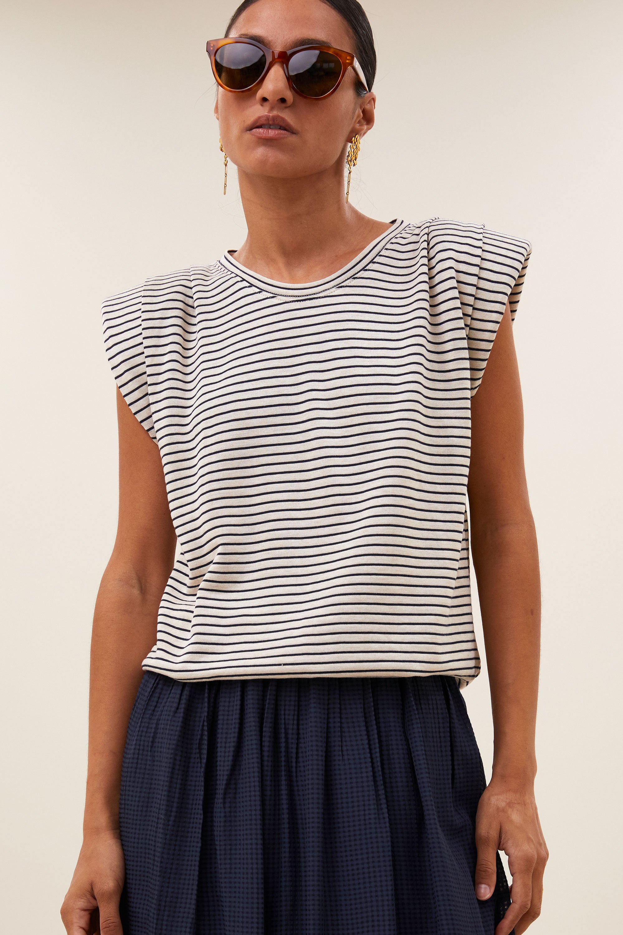 reva skirt | navy blue