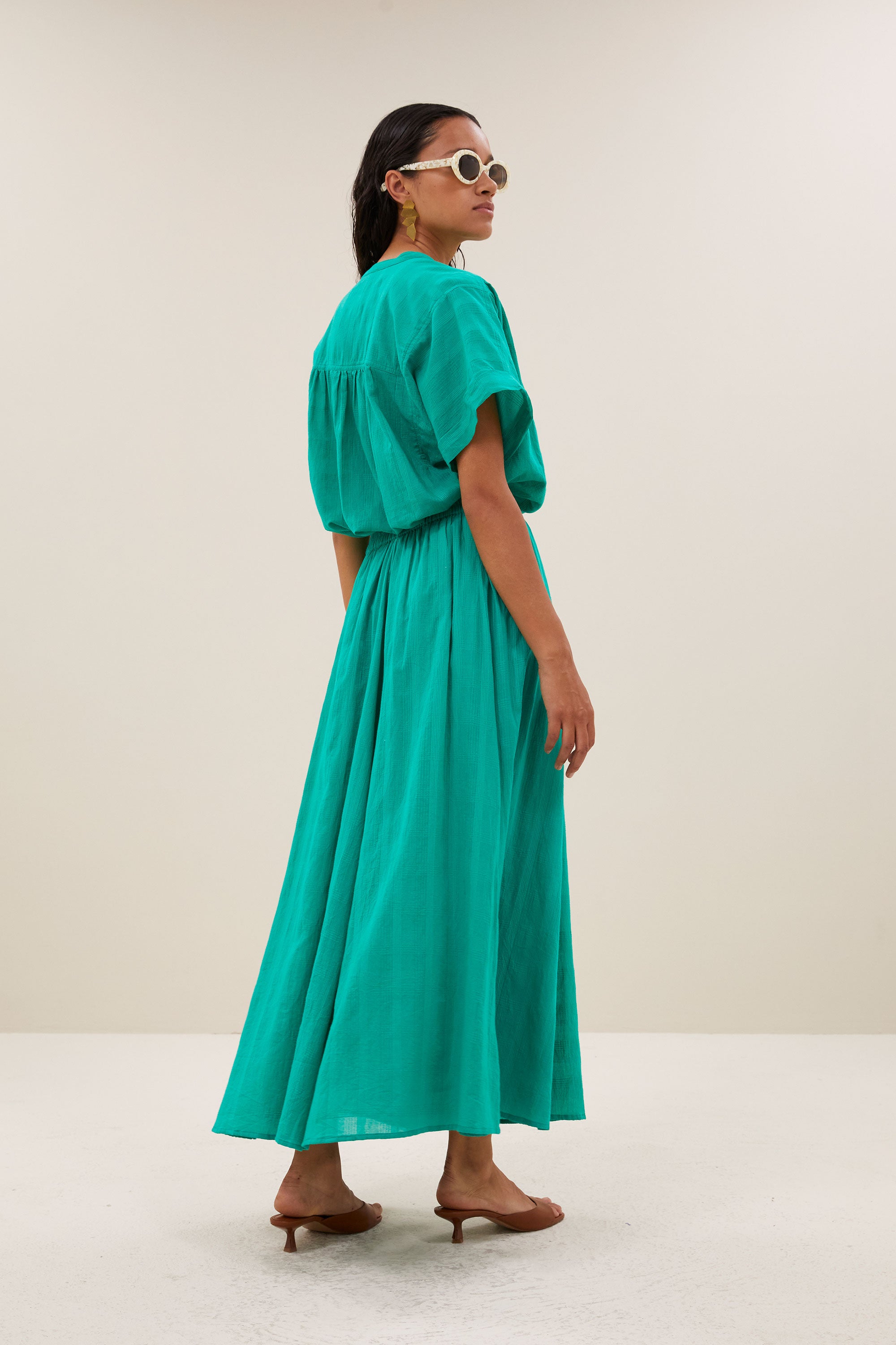 ruby dobby skirt | lucky green