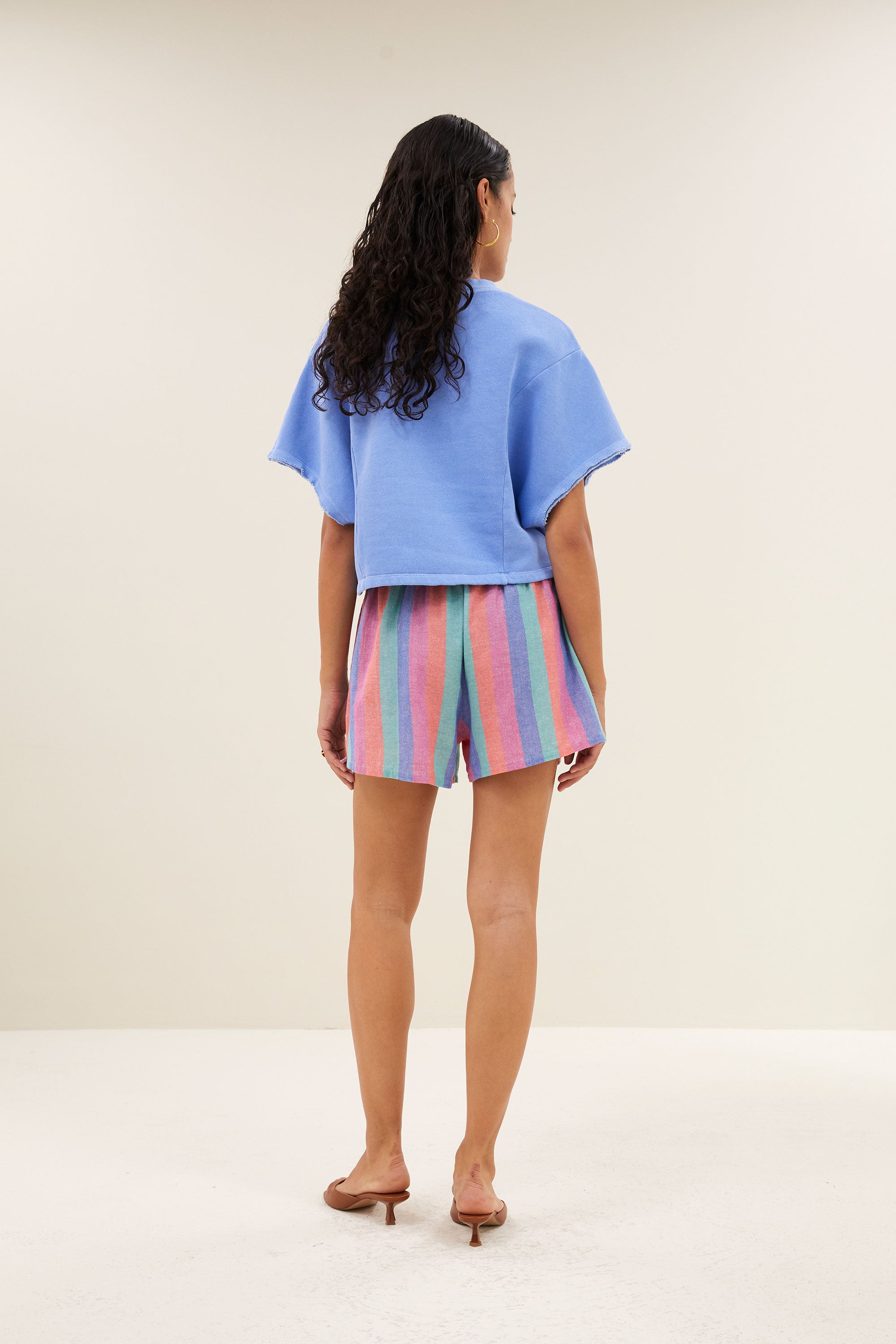 isa rainbow shorts | rainbow stripe