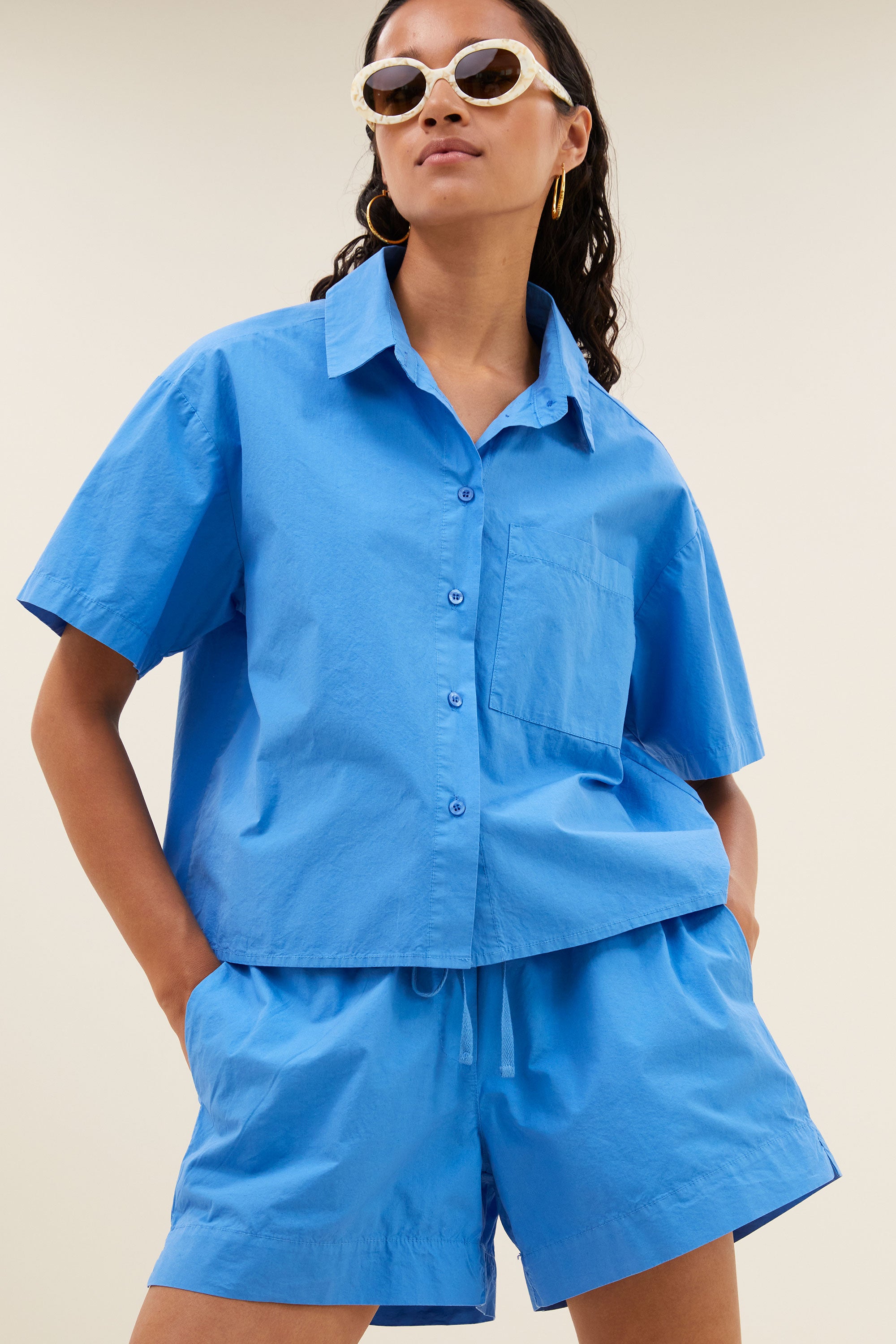 lio poplin shorts | regatta blue