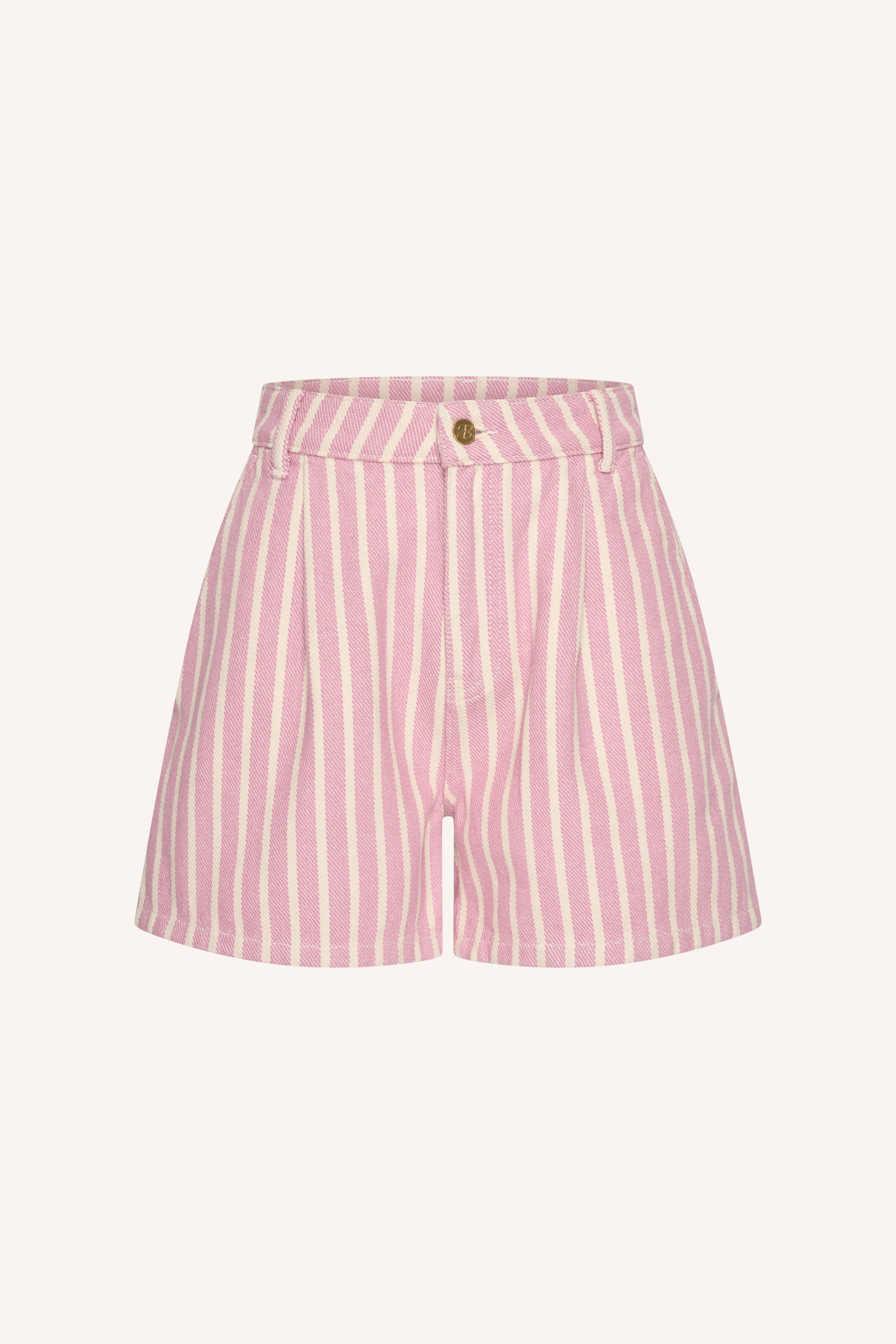 june stripe shorts | pink stripe