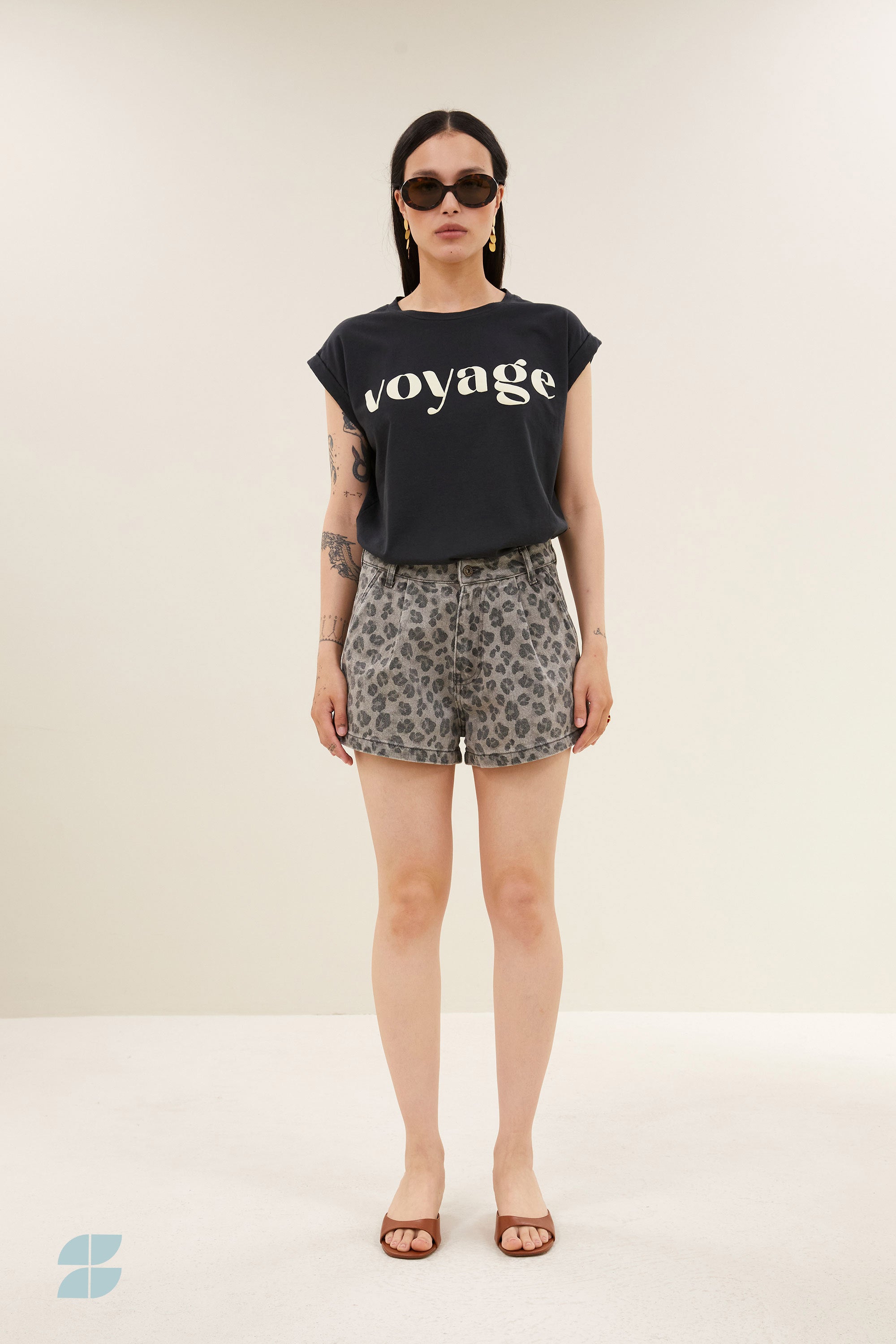 june grey cheetah shorts | grey cheetah