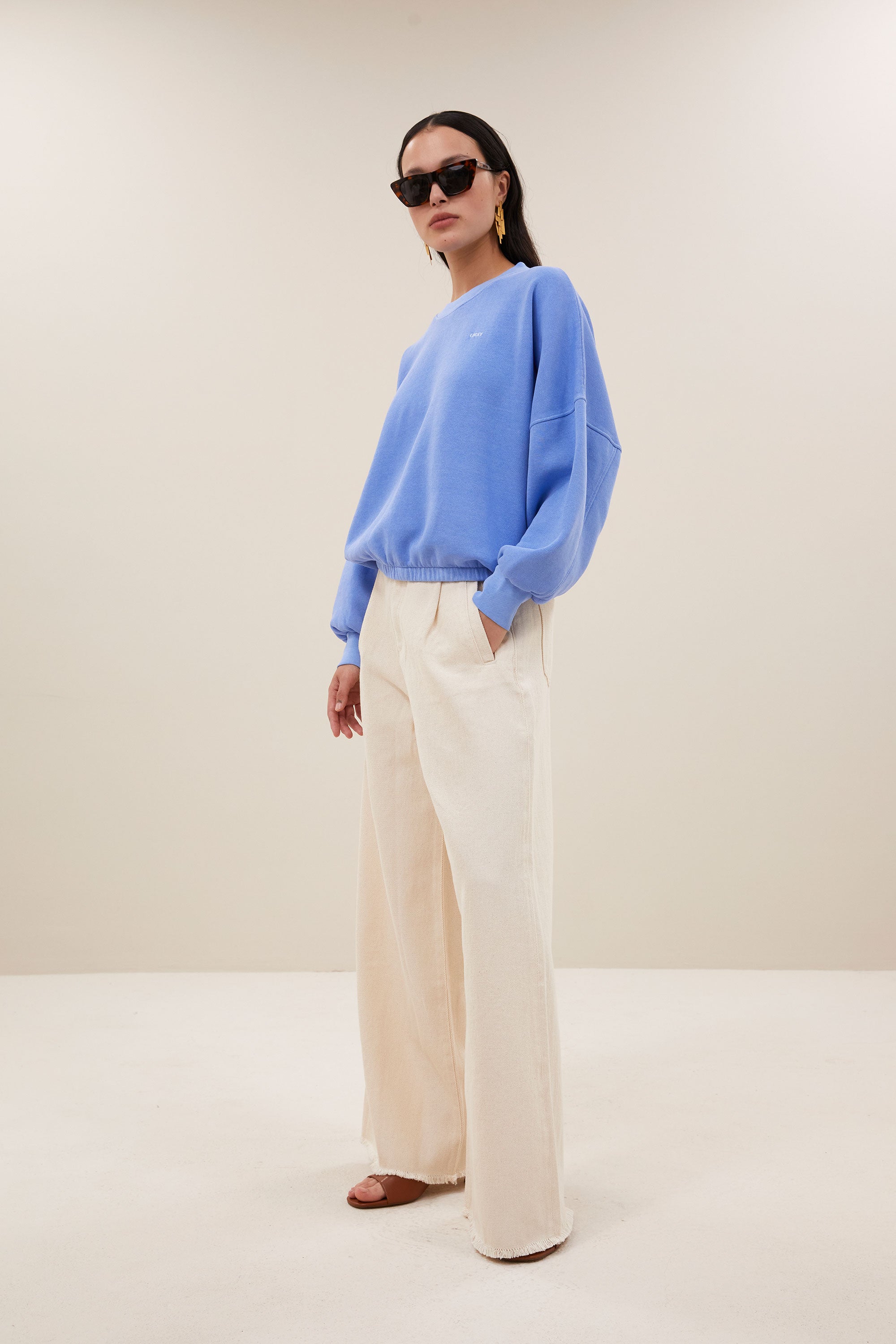 malyn sweater | city blue