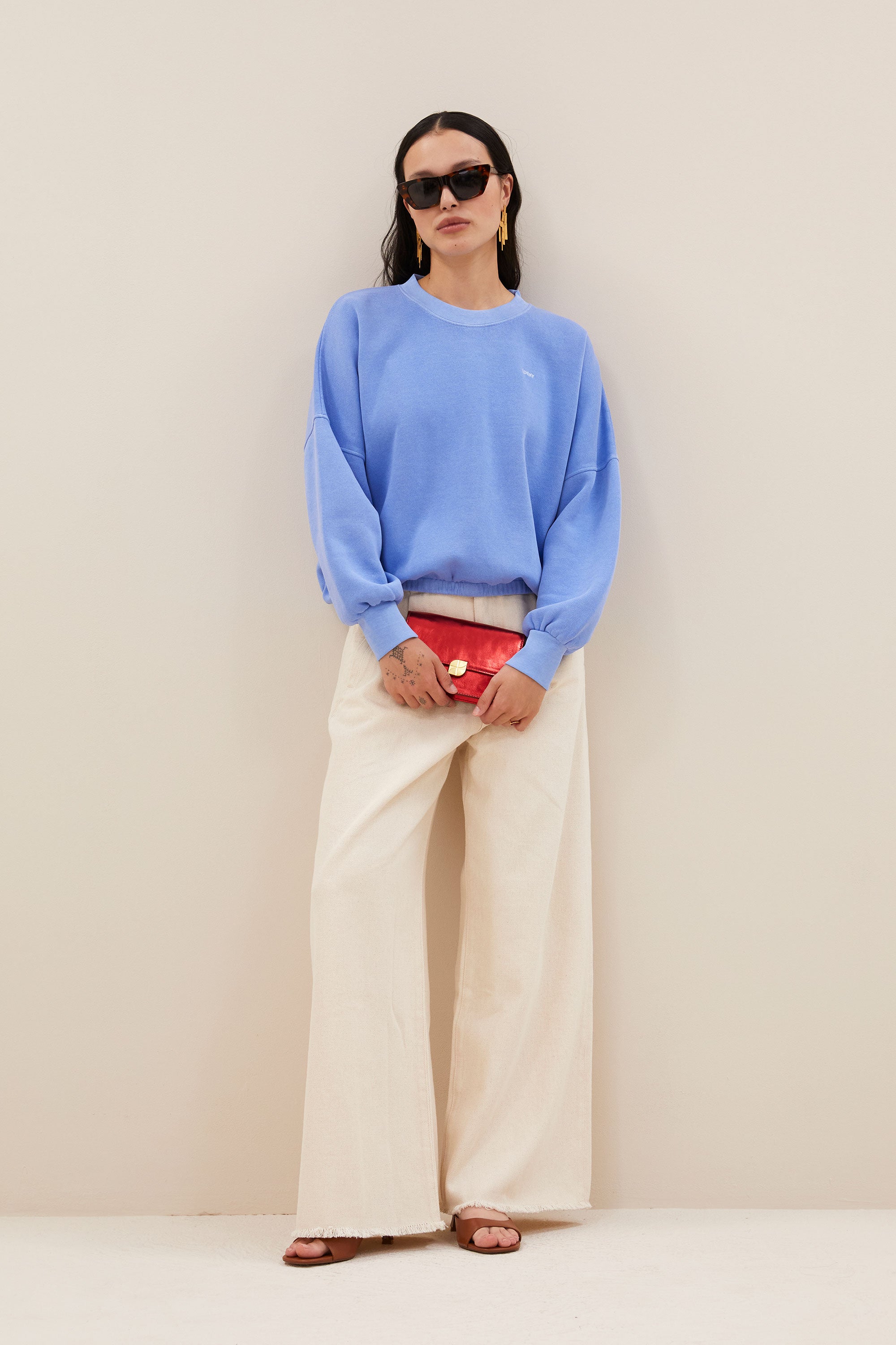 malyn sweater | city blue