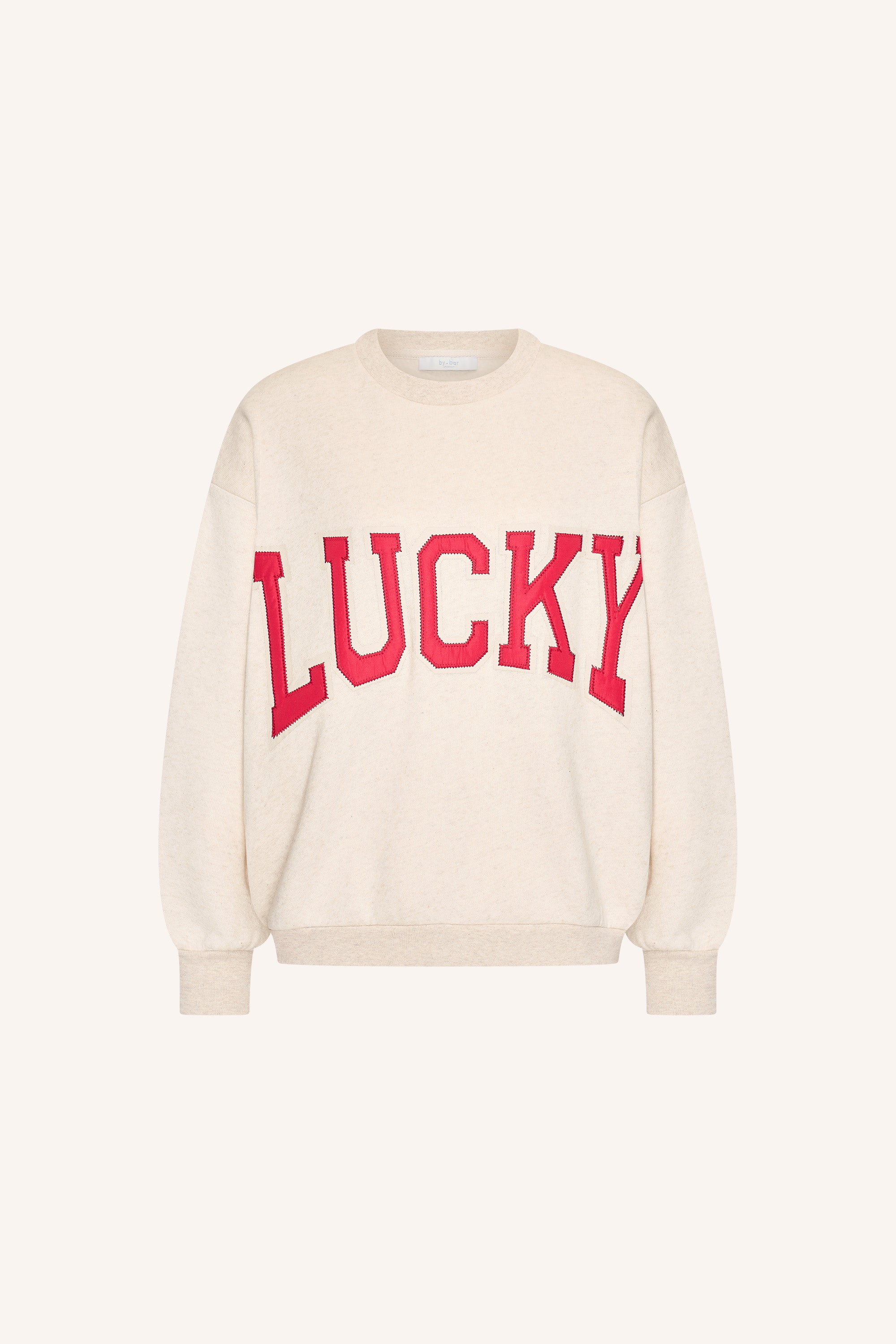 bibi lucky patchwork sweater | oyster melee