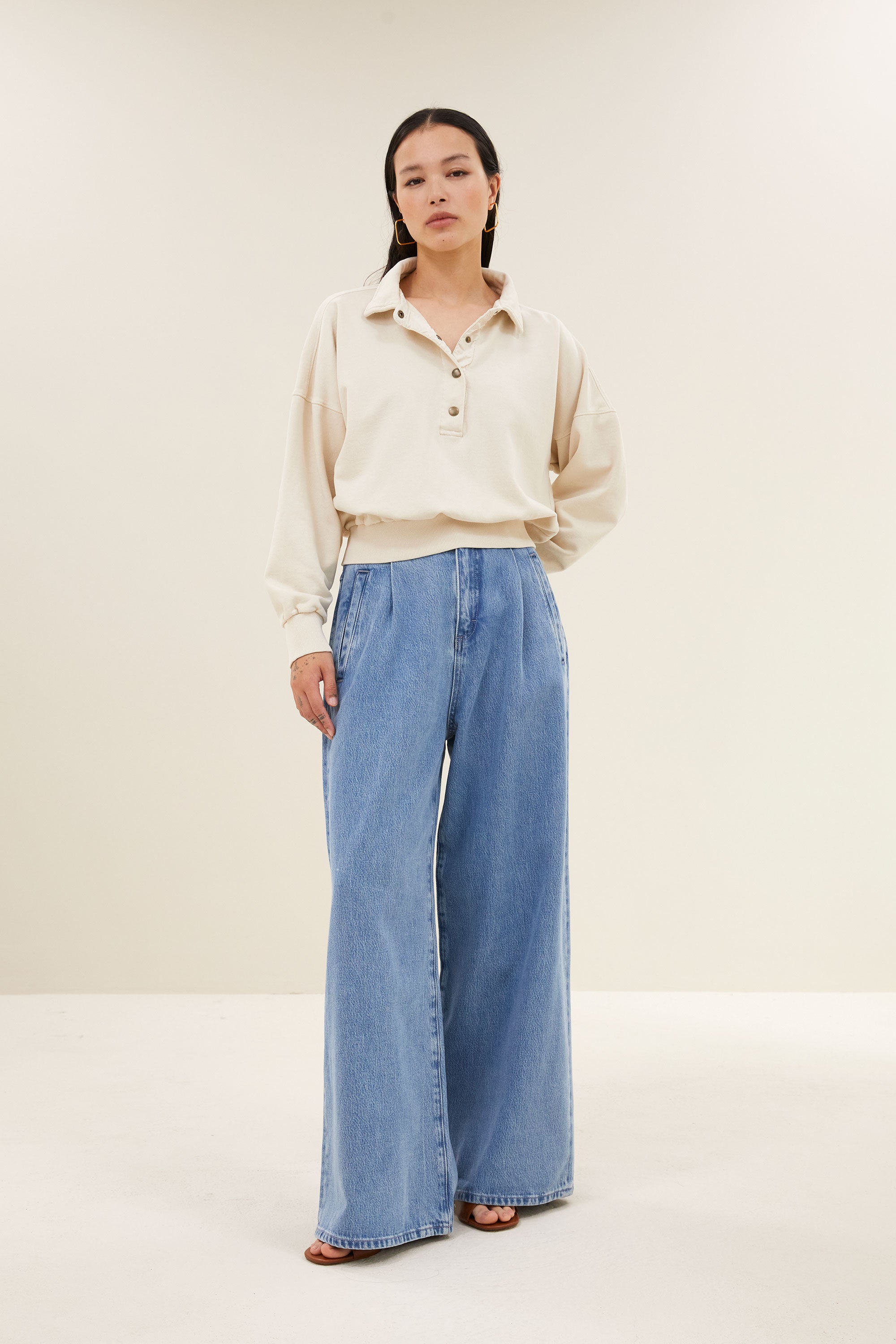 cecile sweater | chalk