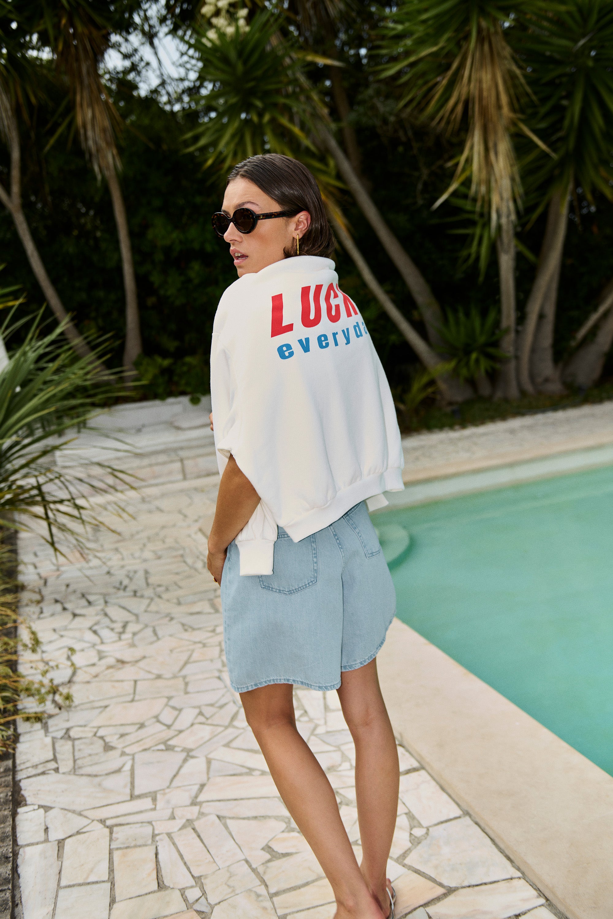 bibi lucky everyday sweater | off white