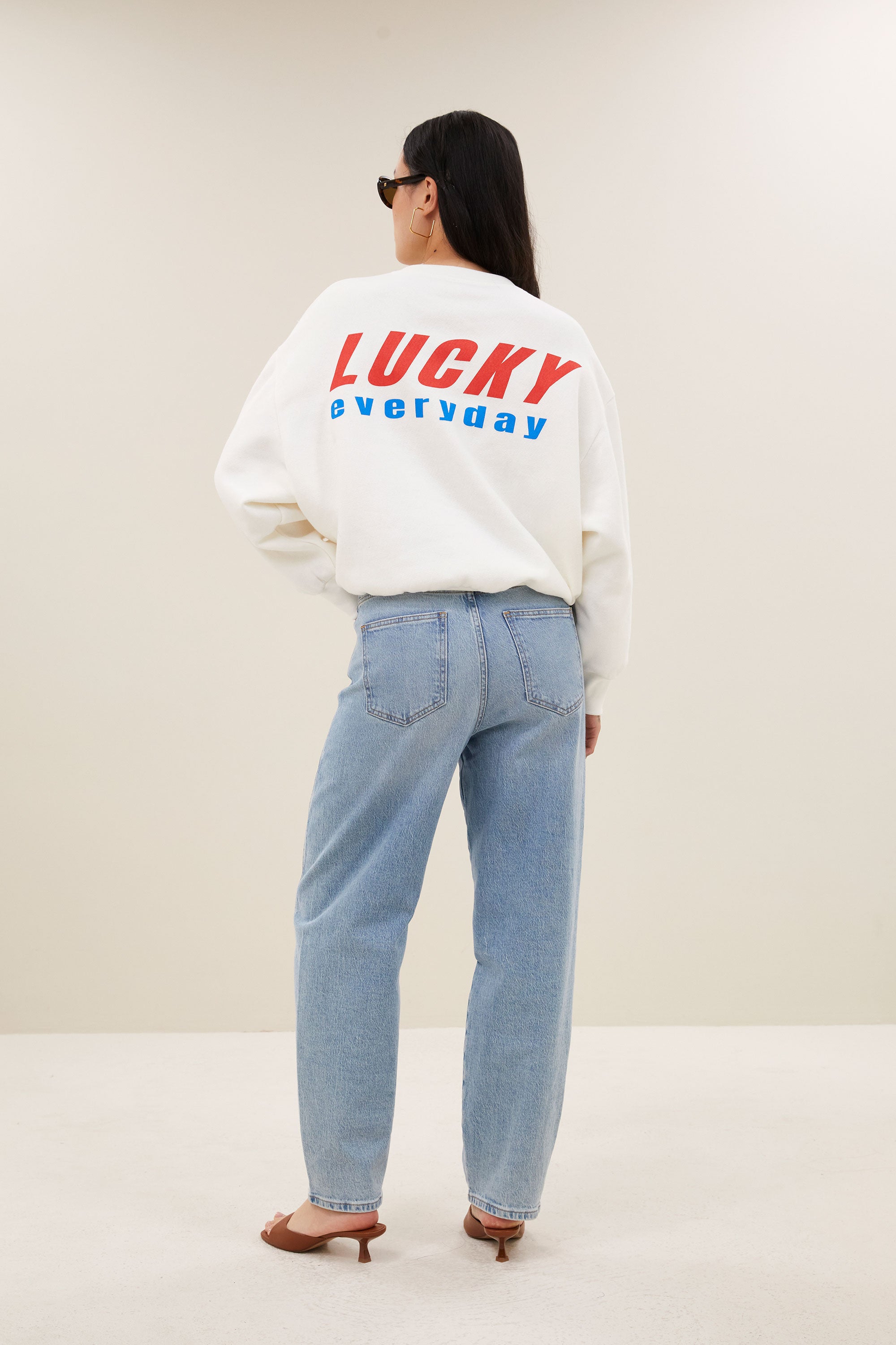 bibi lucky everyday sweater | off white