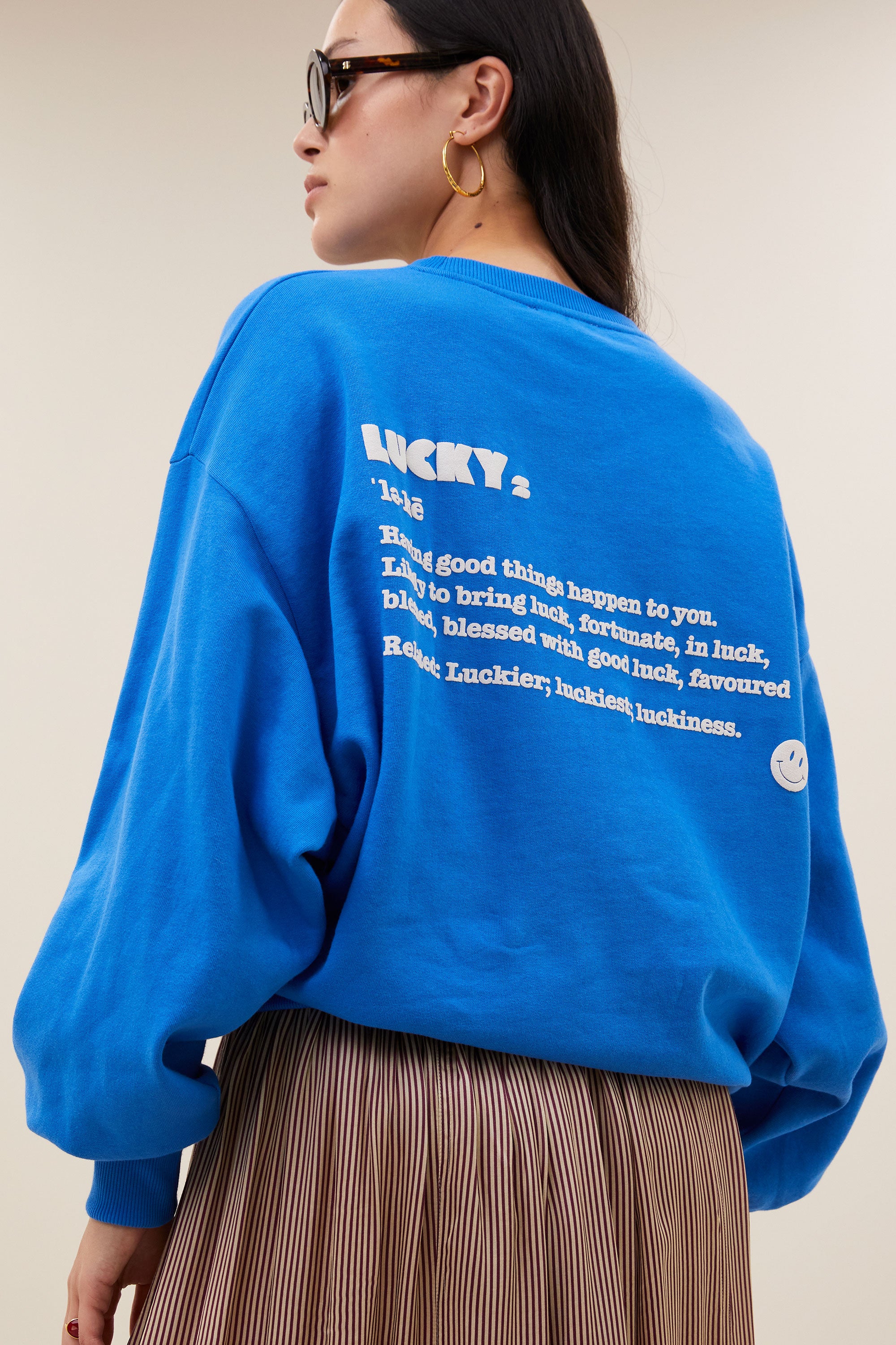 bibi dictionary sweater | french blue