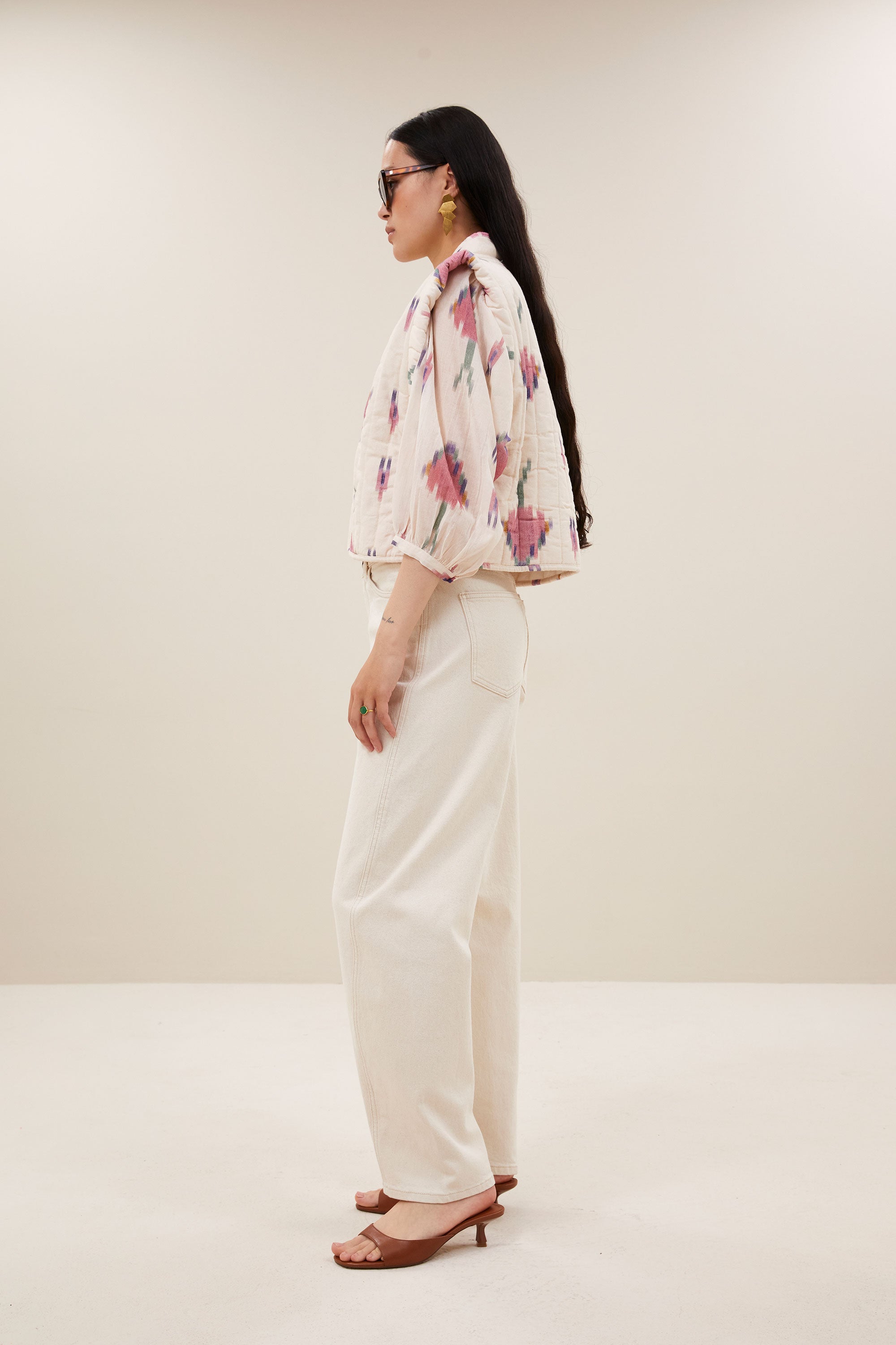 isla ikat jacket | spring ikat