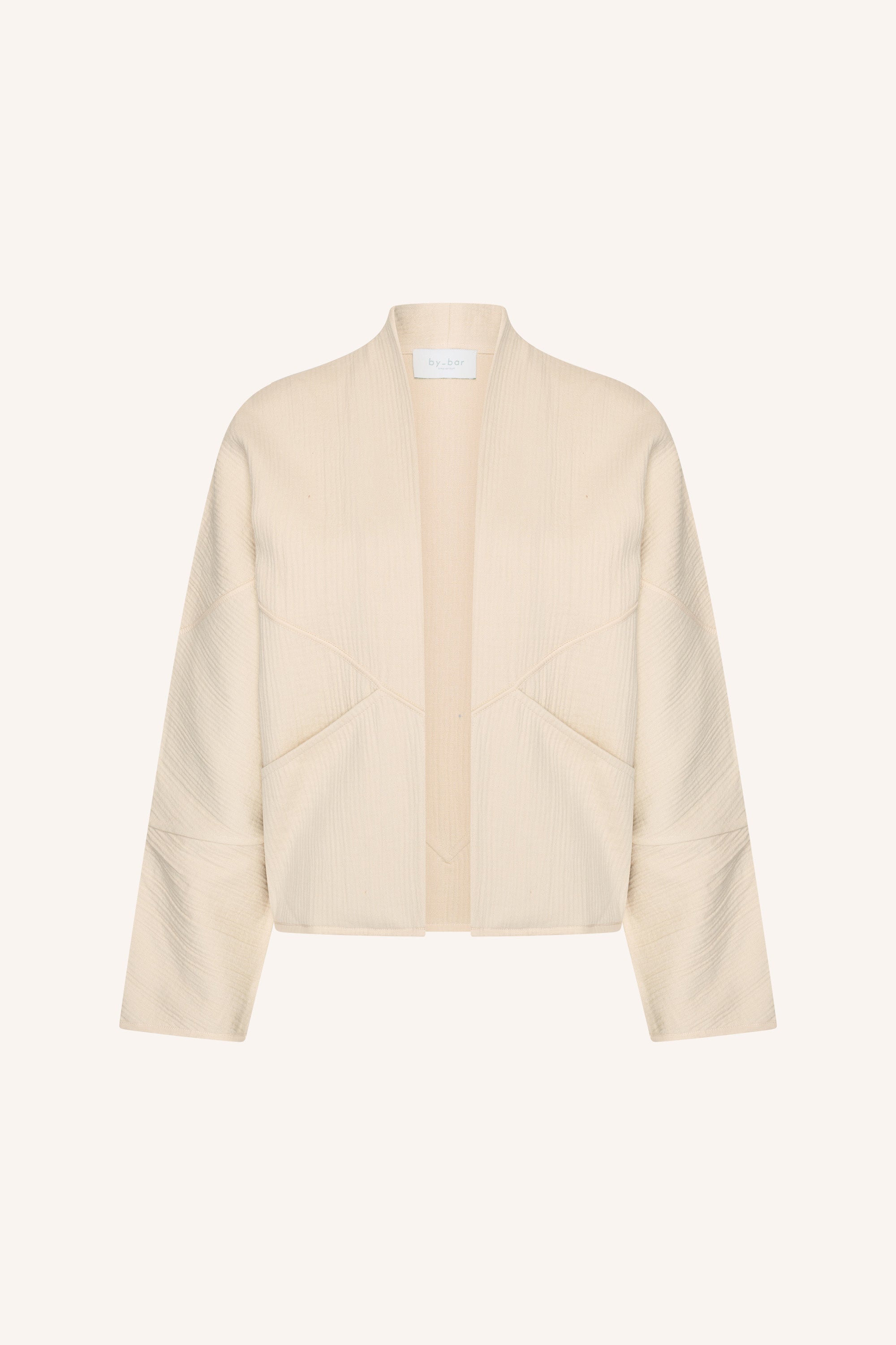 flora cotton jacket | light chalk