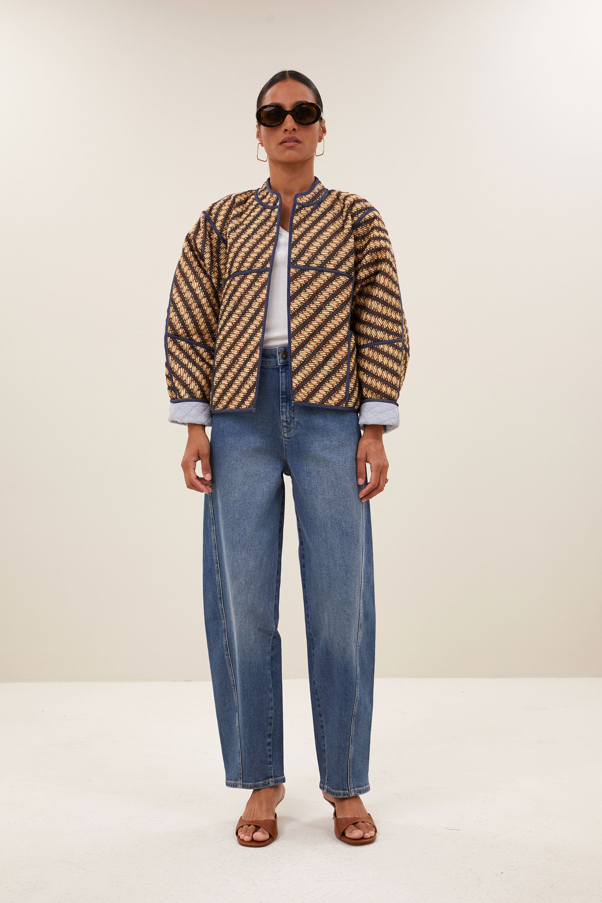 blossom manilla jacket | manilla print