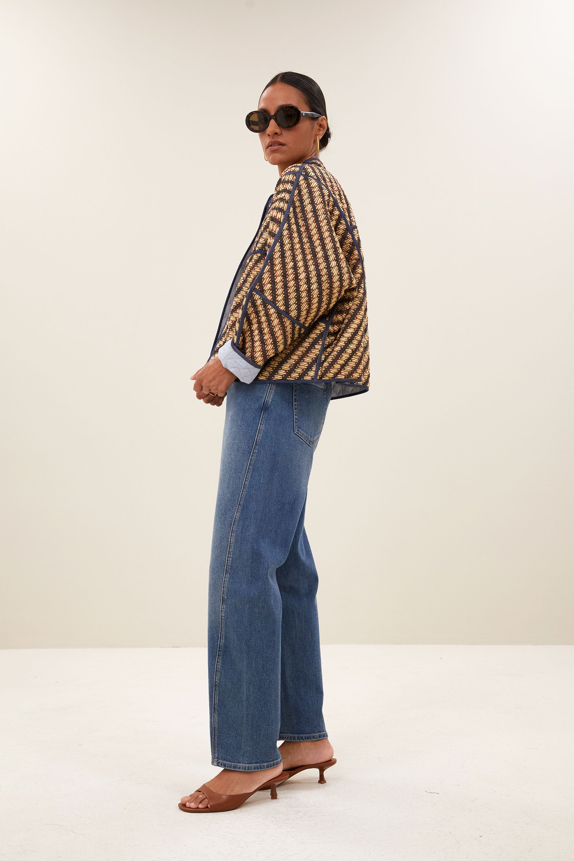 blossom manilla jacket | manilla print