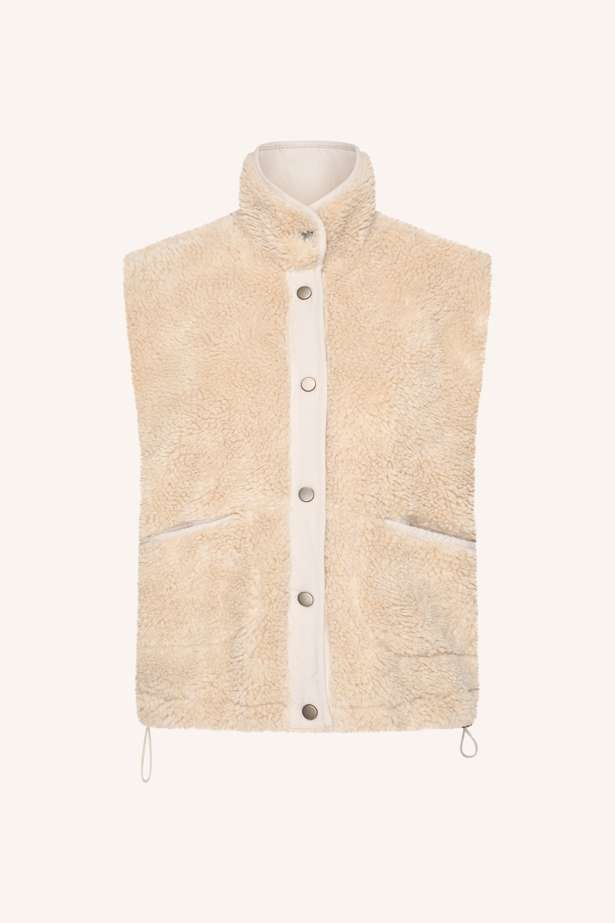 steve sleeveless jacket | off white