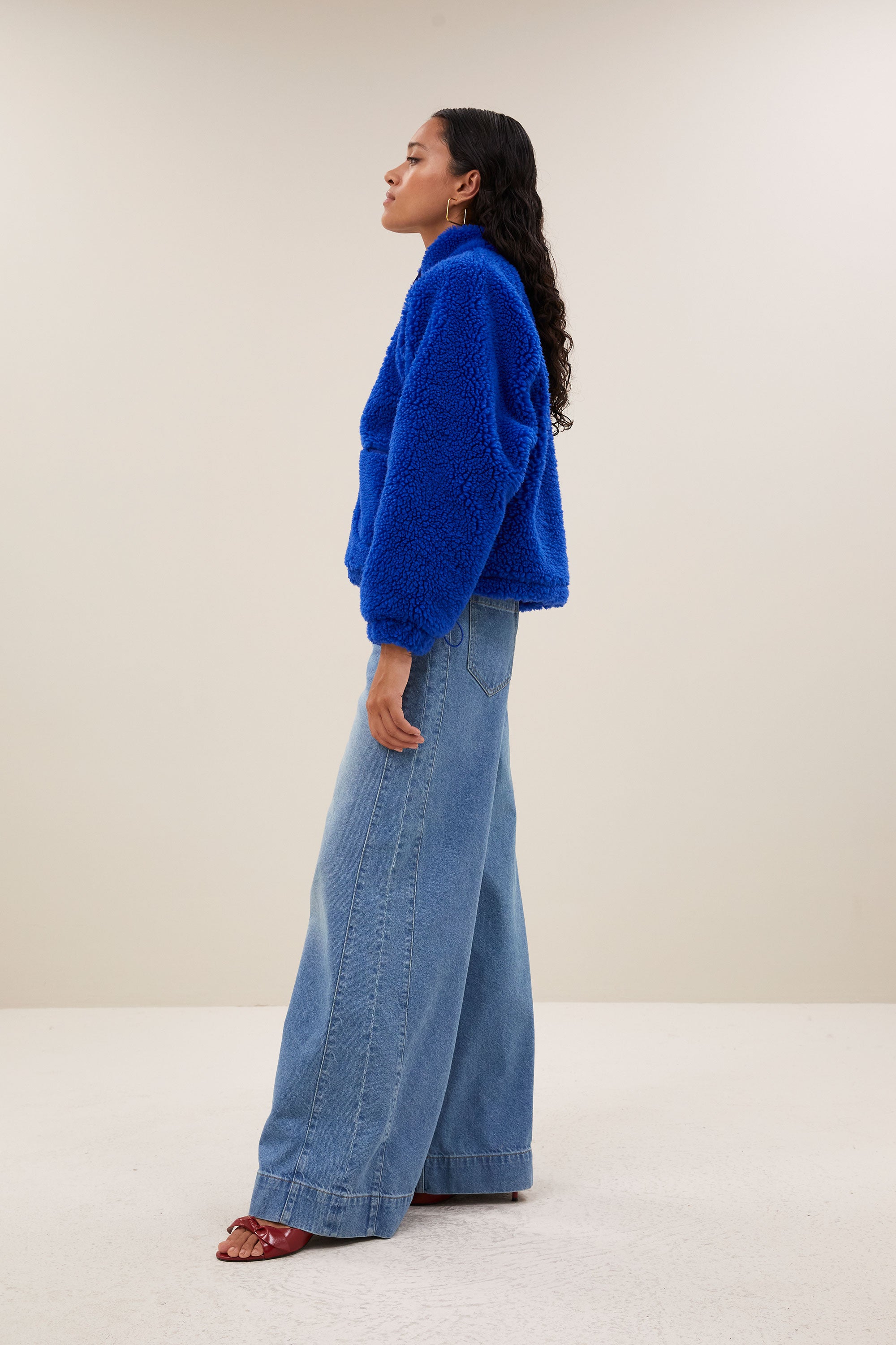 steve jacket | azul blue